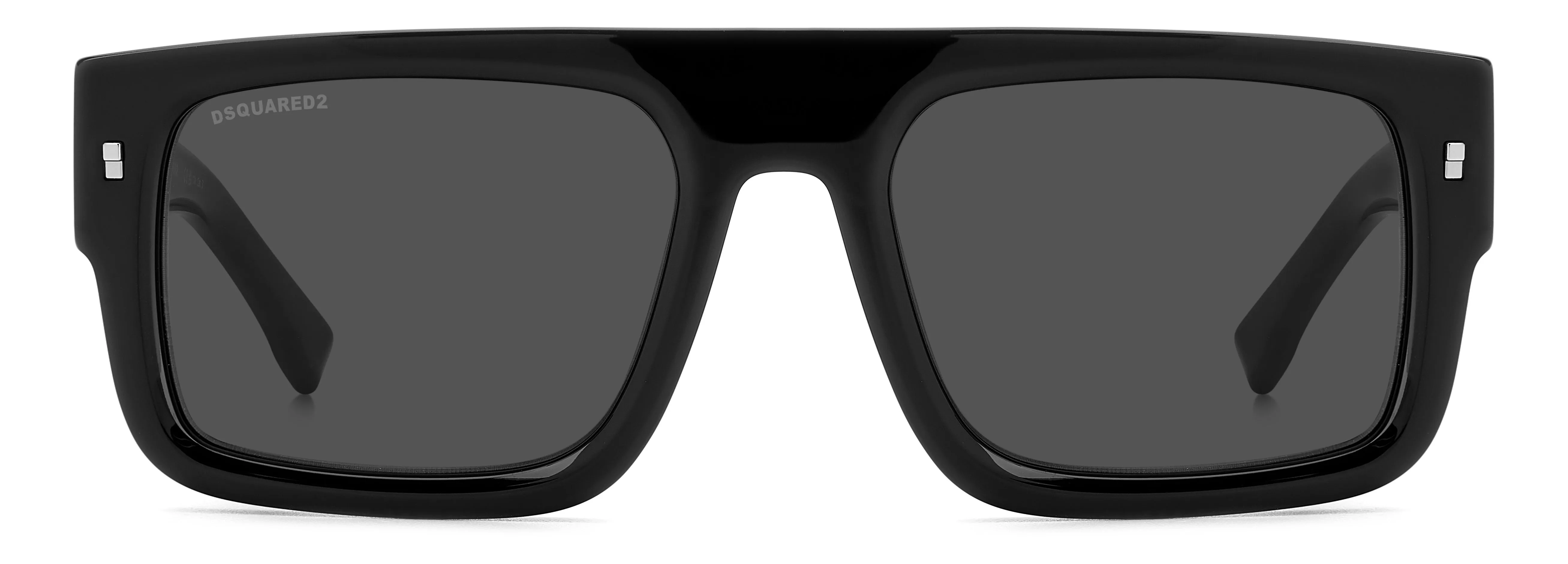 Dsquared2 ICON 0008/S 807/IR Occhiali da sole Plastica Nero Grigio Geometrica - immagine 3