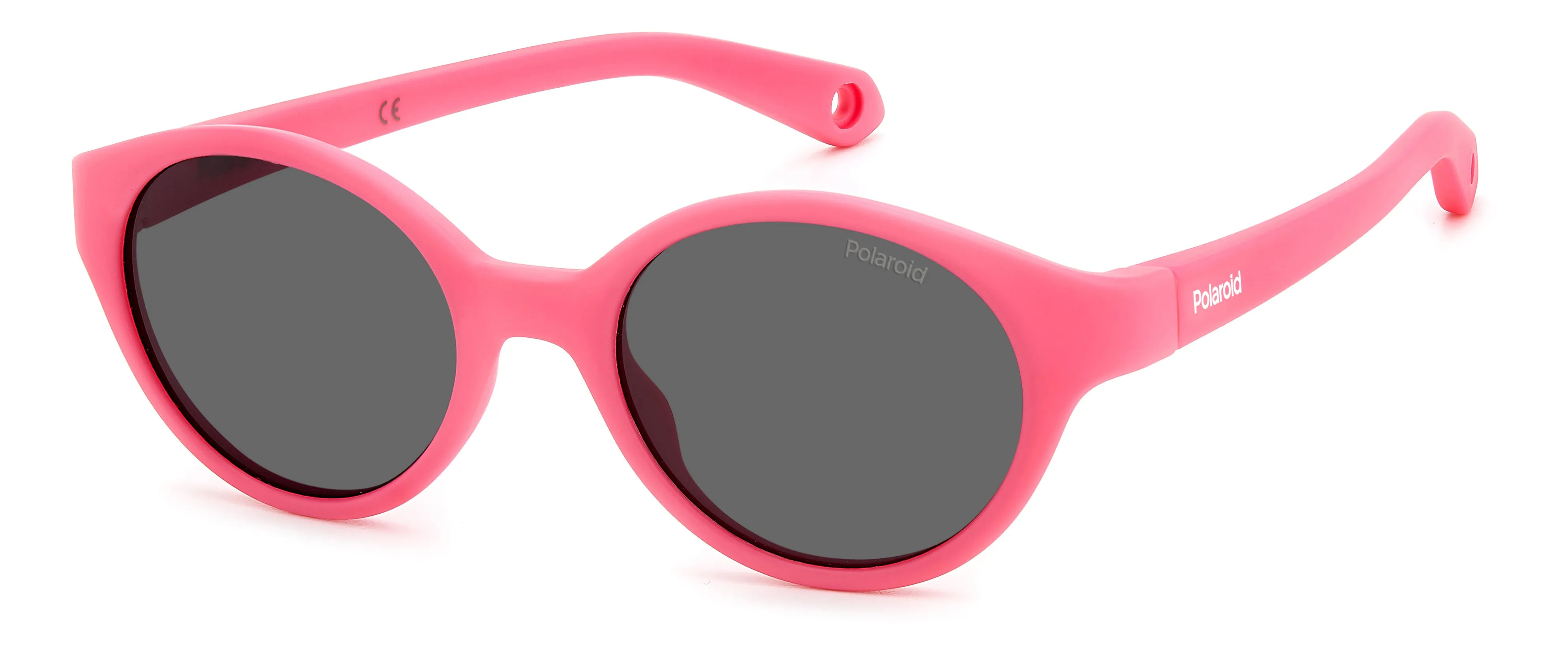 Polaroid PLD K007/S MU1/M9 Occhiali da sole bambino Plastica Rosa Grigio Rotonda Polarizzata - immagine 1