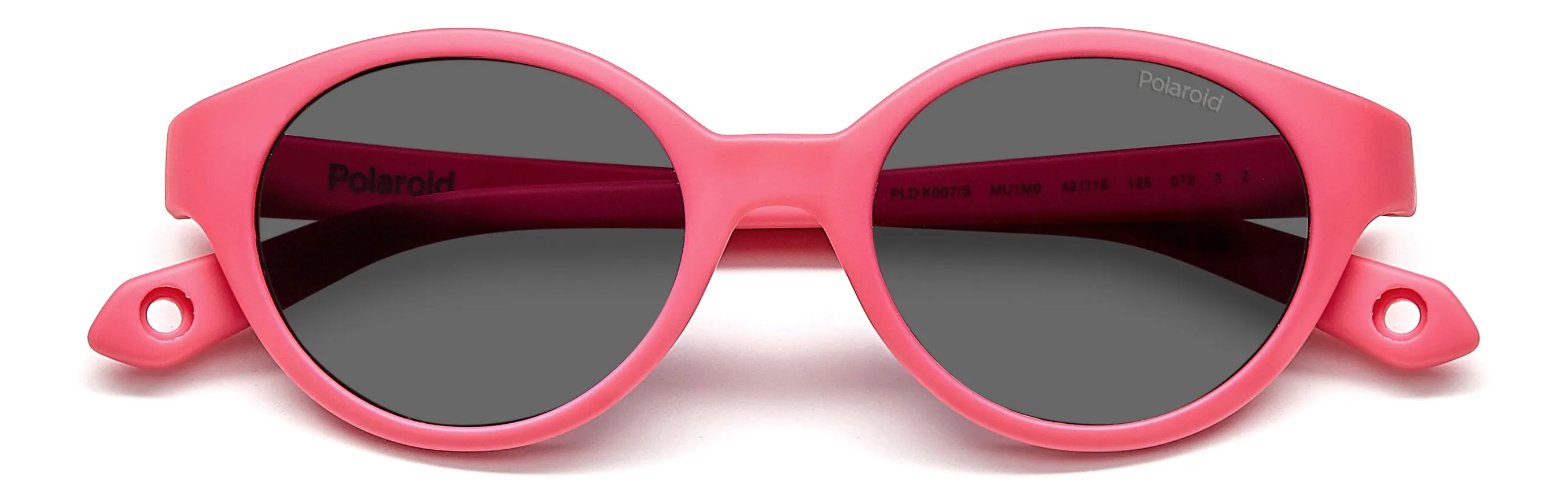Polaroid PLD K007/S MU1/M9 Occhiali da sole bambino Plastica Rosa Grigio Rotonda Polarizzata - immagine 3