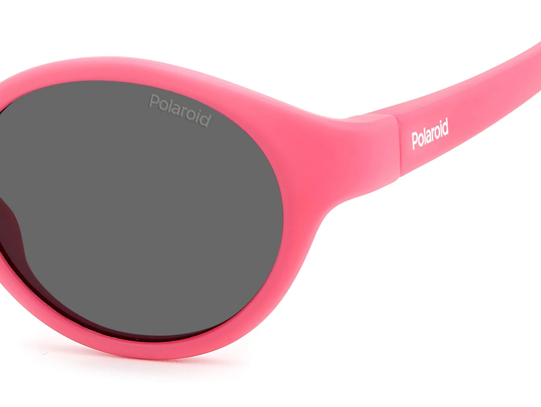 Polaroid PLD K007/S MU1/M9 Occhiali da sole bambino Plastica Rosa Grigio Rotonda Polarizzata - immagine 4