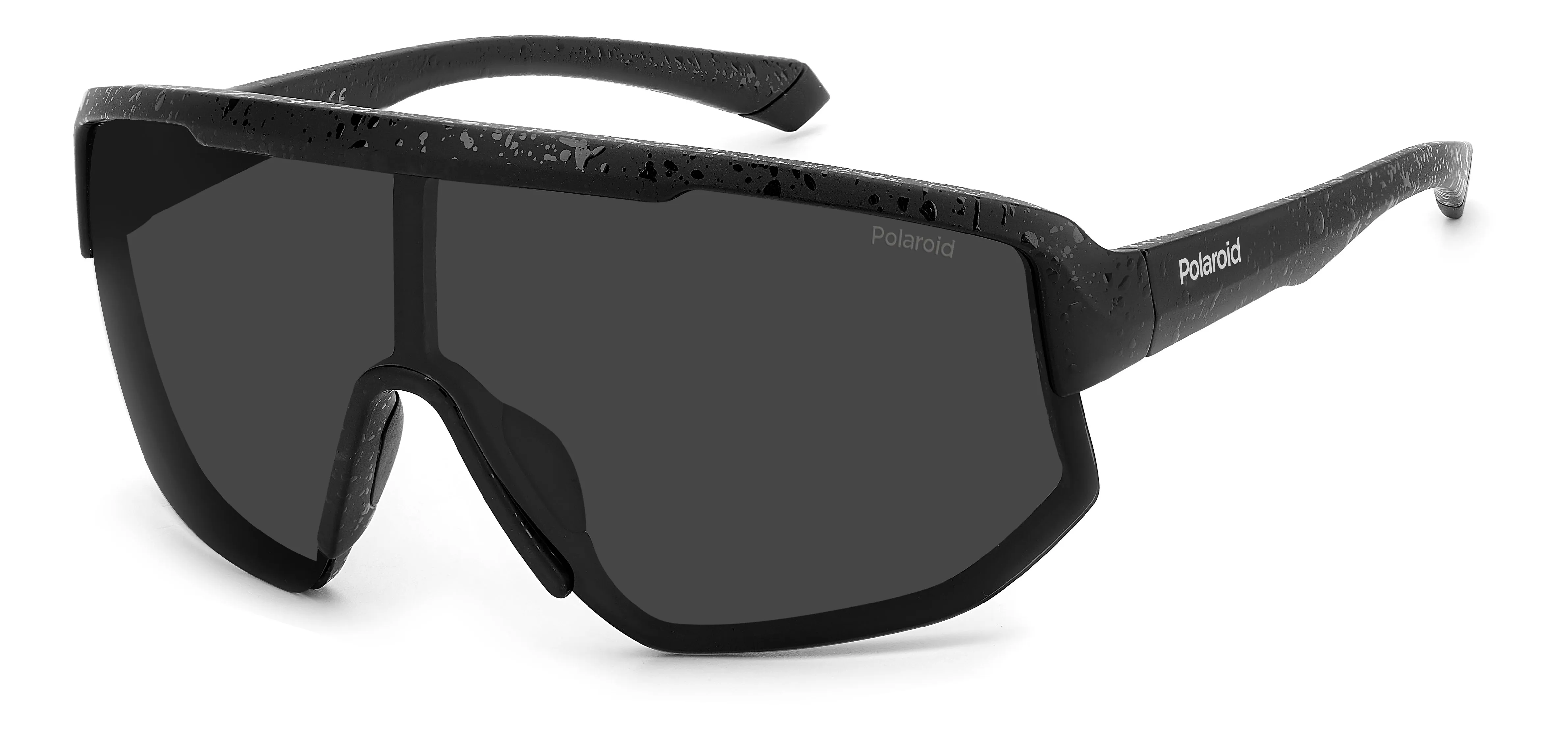 Polaroid PLD 7047/S 003/M9 Occhiali da sole Plastica Nero-opaco Grigio Maschera Polarizzata - immagine 1