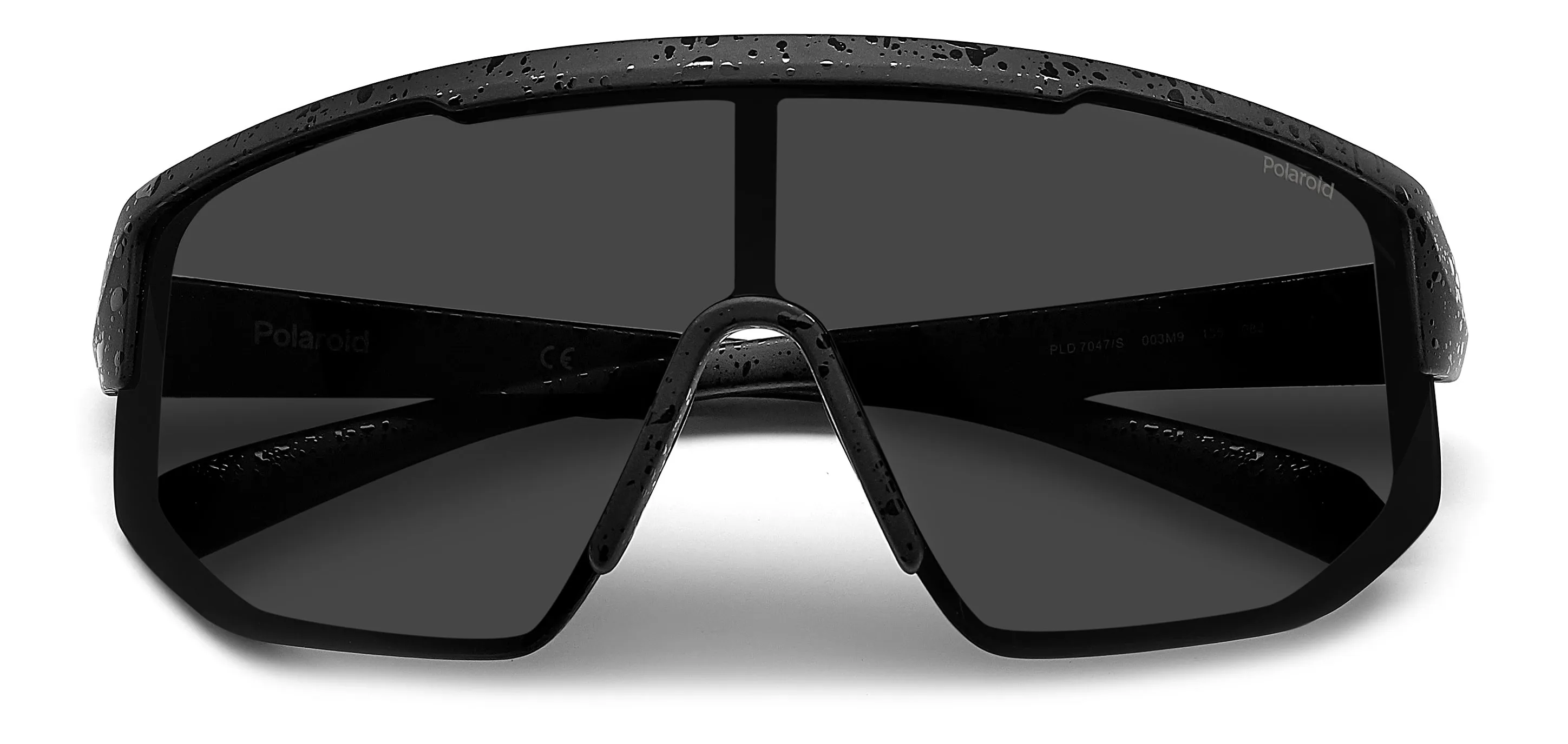 Polaroid PLD 7047/S 003/M9 Occhiali da sole Plastica Nero-opaco Grigio Maschera Polarizzata - immagine 3