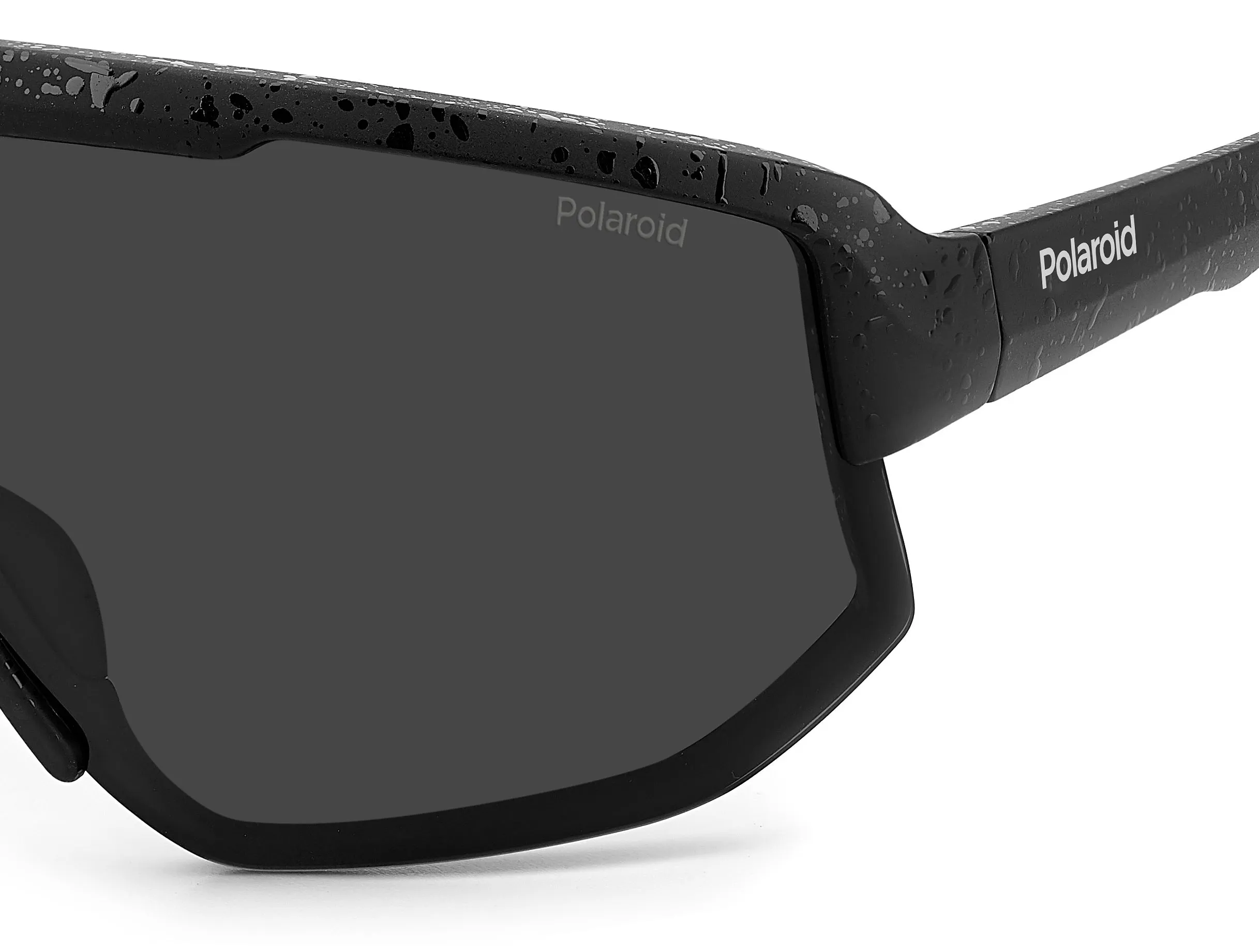 Polaroid PLD 7047/S 003/M9 Occhiali da sole Plastica Nero-opaco Grigio Maschera Polarizzata - immagine 4