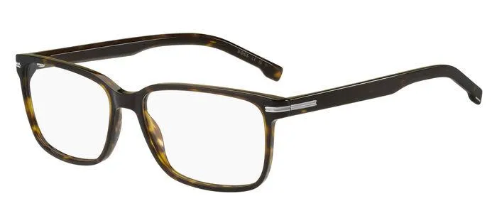 Hugo Boss Uomo BOSS 1511 086 Montature da vista Bio-acetato Havana Squadrata - immagine 1