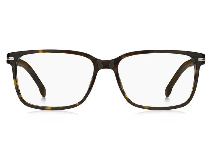 Hugo Boss Uomo BOSS 1511 086 Montature da vista Bio-acetato Havana Squadrata - immagine 3