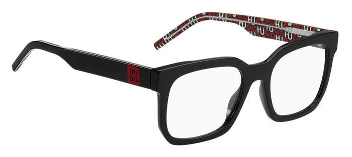 Hugo Boss HG 1223 INA Montature da vista Acetato Nero Squadrata - immagine 2