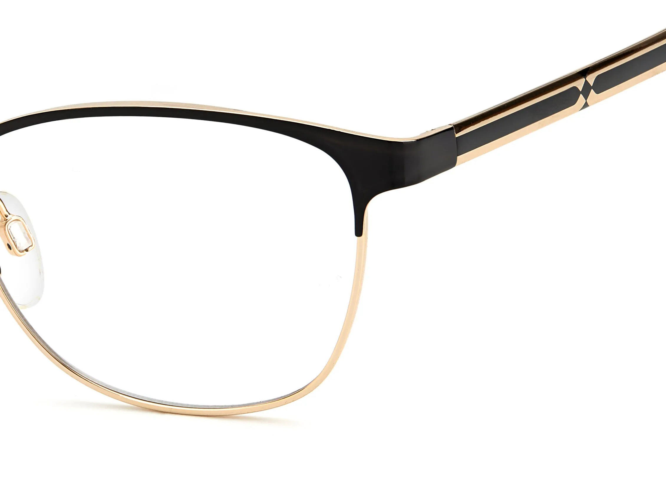 Pierre Cardin P.C. 8857 2M2 Montature da vista Acciaio Oro / Nero Cat Eye - immagine 3