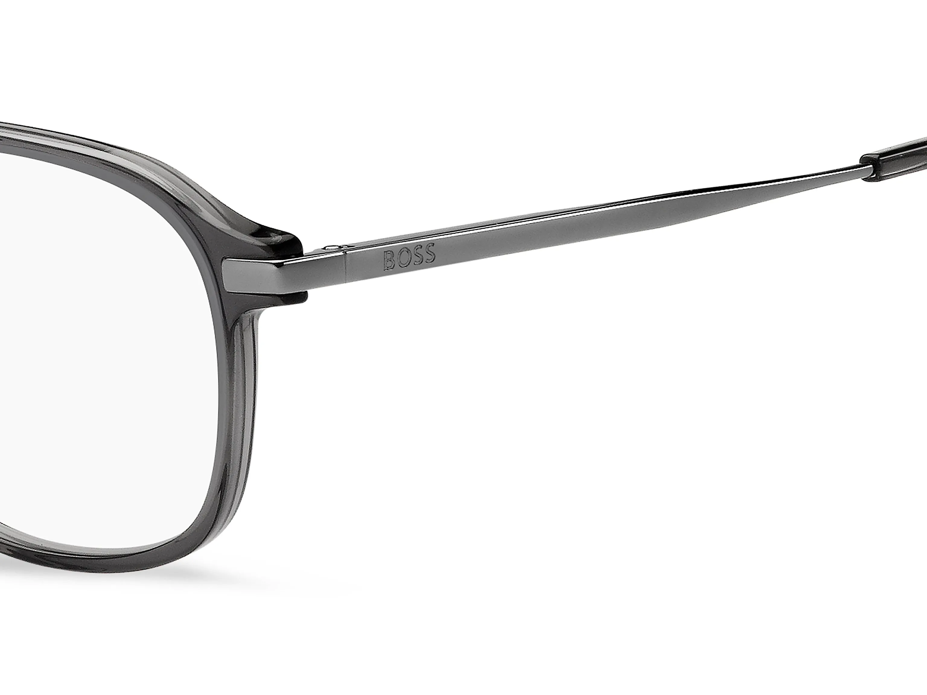 Hugo Boss BOSS 1092/IT KB7 Montature da vista Acetato Grigio Squadrata - immagine 3