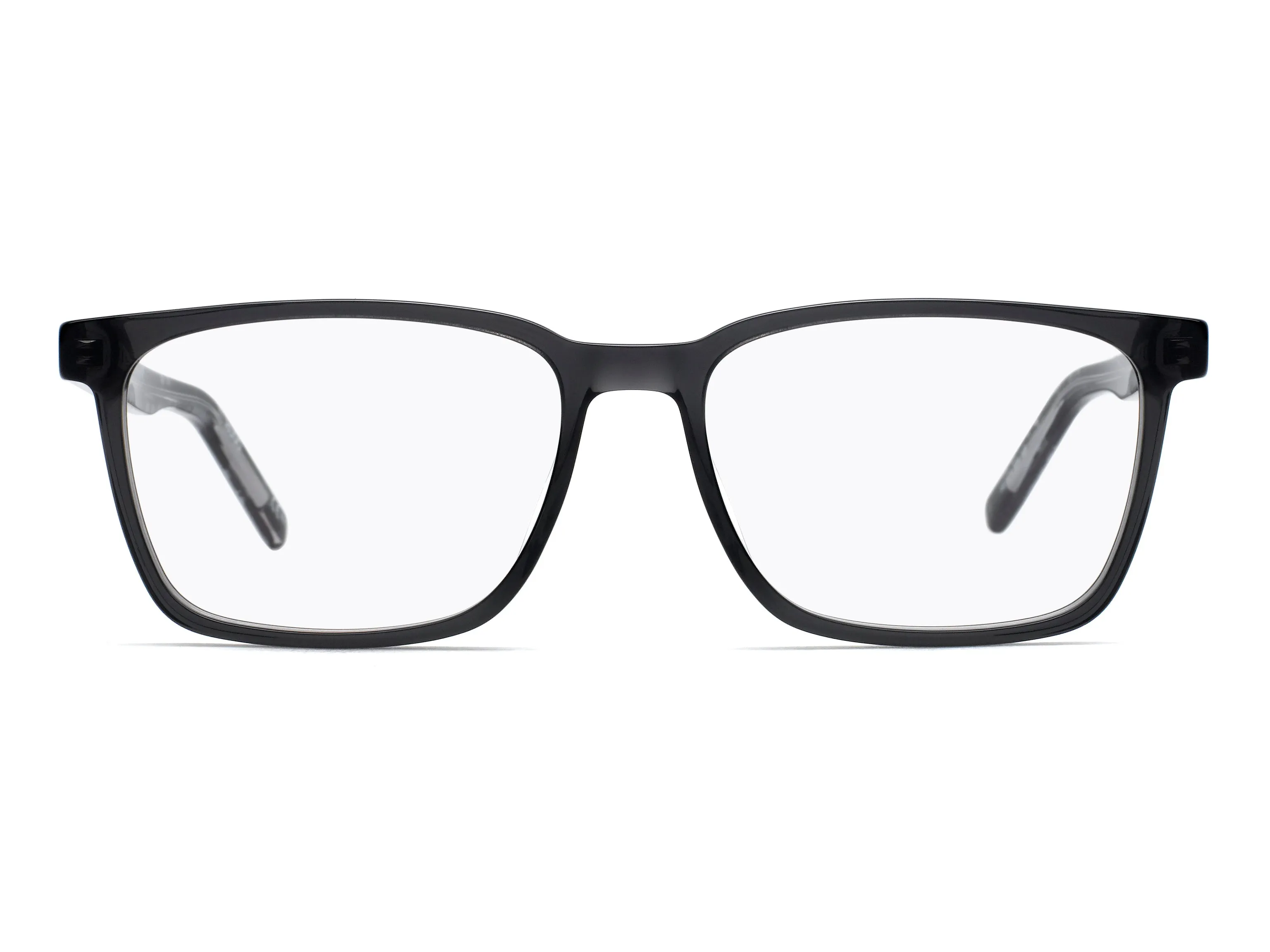Hugo Boss HG 1074 5RK Montature da vista Acetato Nero/Grigio Squadrata - immagine 2