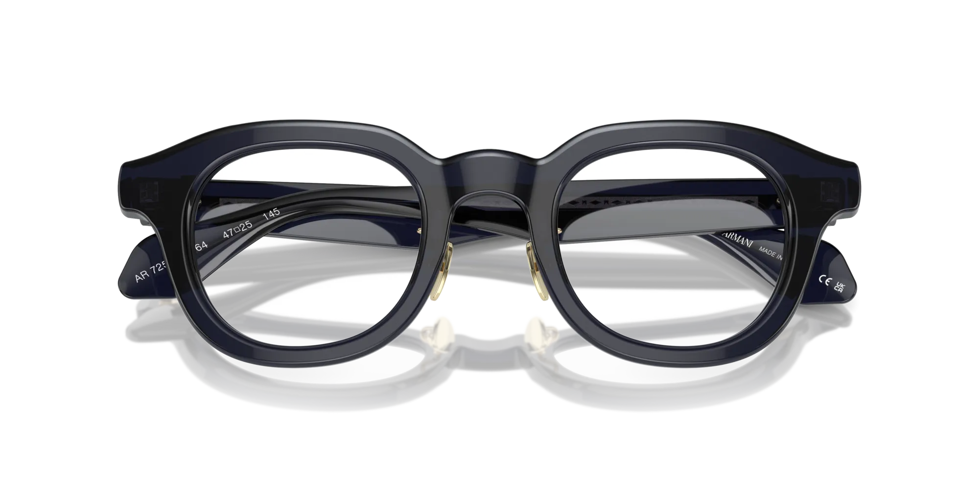 Giorgio Armani AR7253 6064 Montature da vista Acetato Blu Pantos Normale - immagine 2