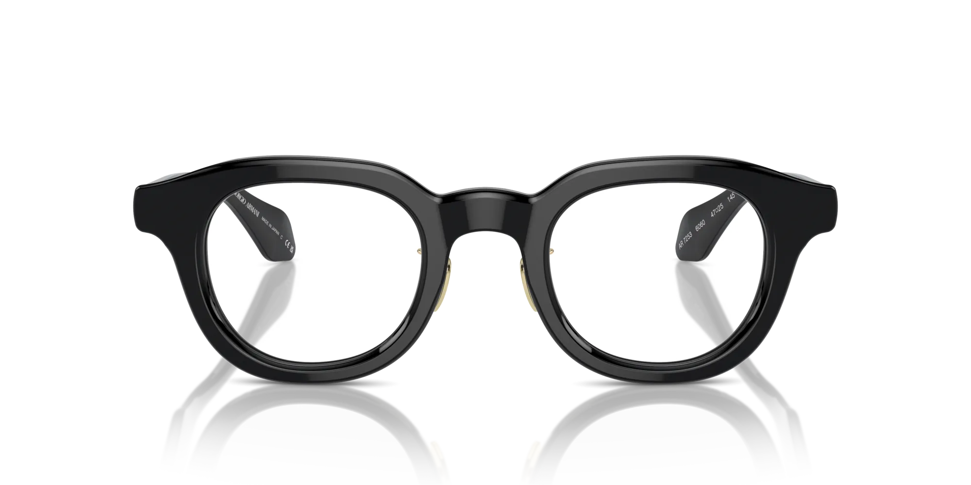 Giorgio Armani AR7253 6060 Montature da vista Acetato Nero Trasparente Pantos Normale - immagine 3