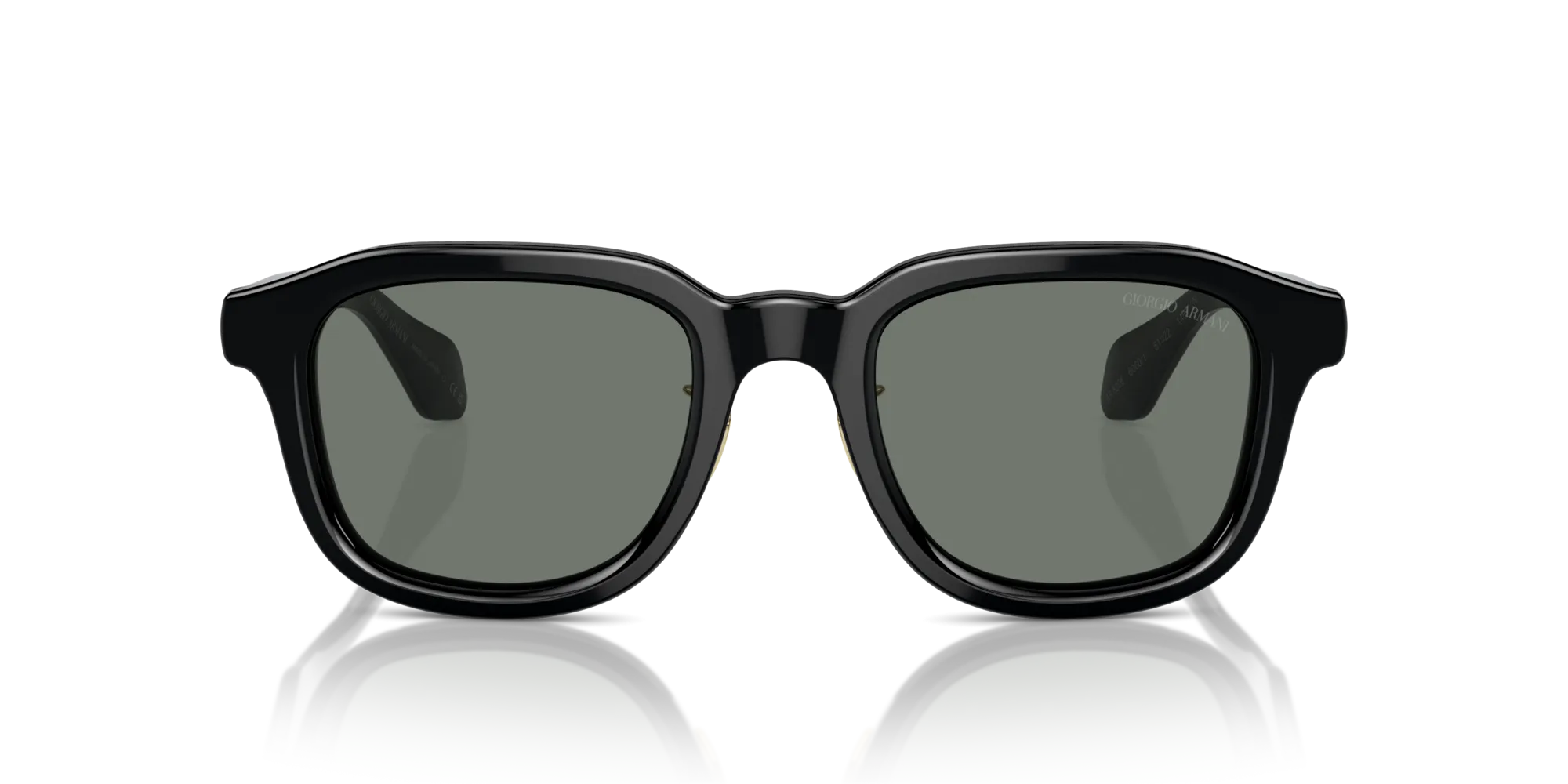 Giorgio Armani AR8206 6060/1 Occhiali da sole Acetato Nero Grigio Squadrata Normale - immagine 3