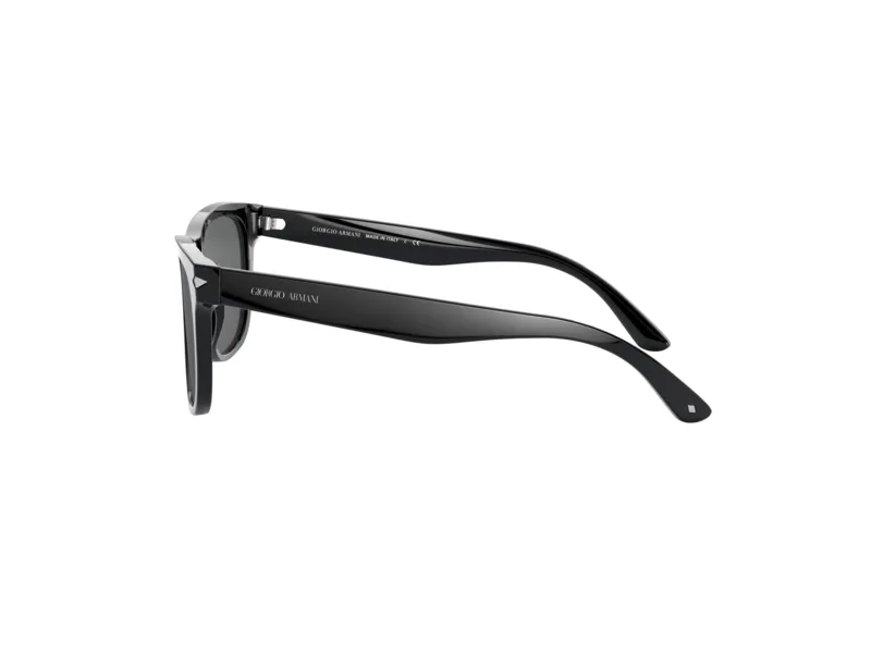 Giorgio Armani AR8133 500187 Occhiali da sole Plastica Nero Grigio Squadrata - immagine 4