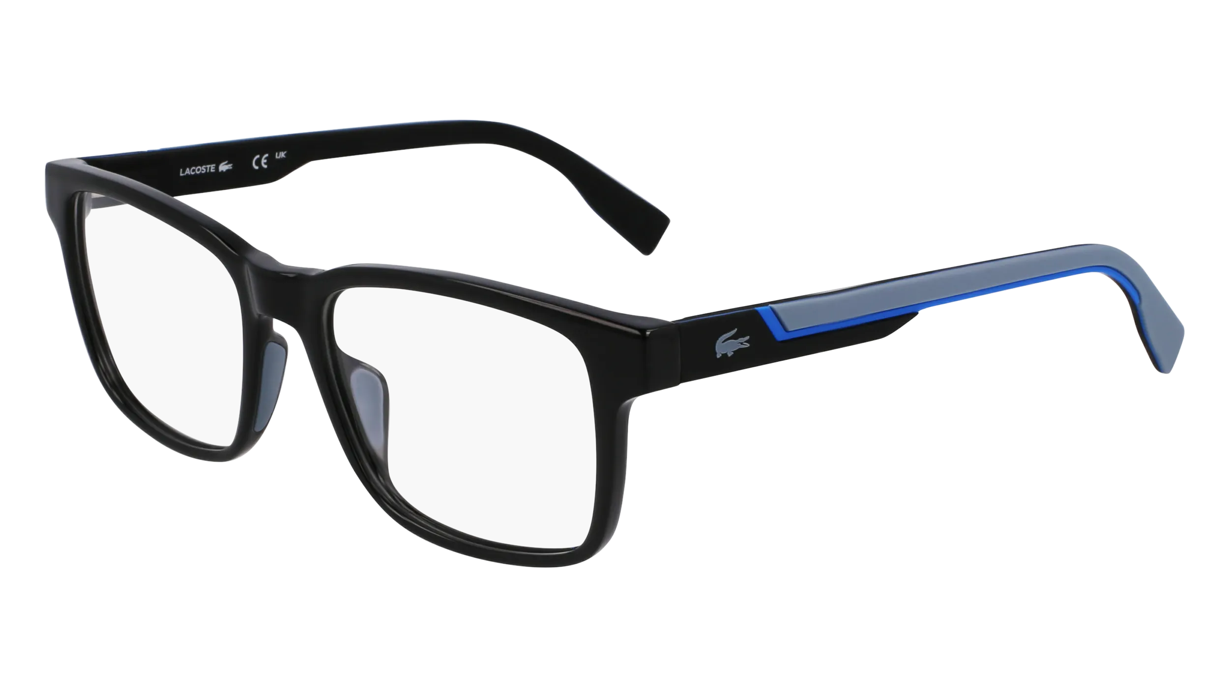 Lacoste L2965 001 Montature da vista Bio-iniettato Nero Squadrata Normale - immagine 1