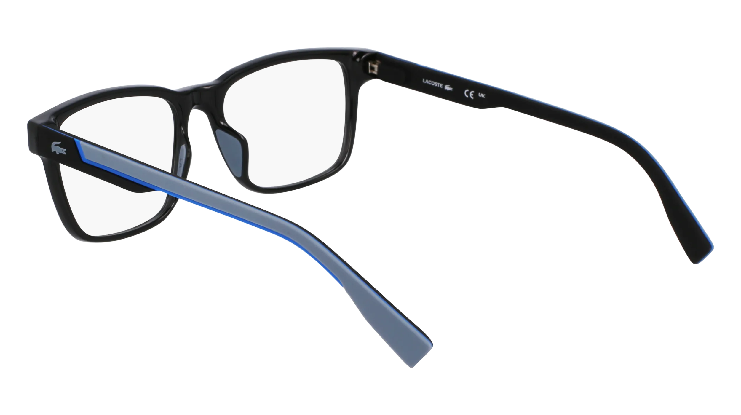 Lacoste L2965 001 Montature da vista Bio-iniettato Nero Squadrata Normale - immagine 3