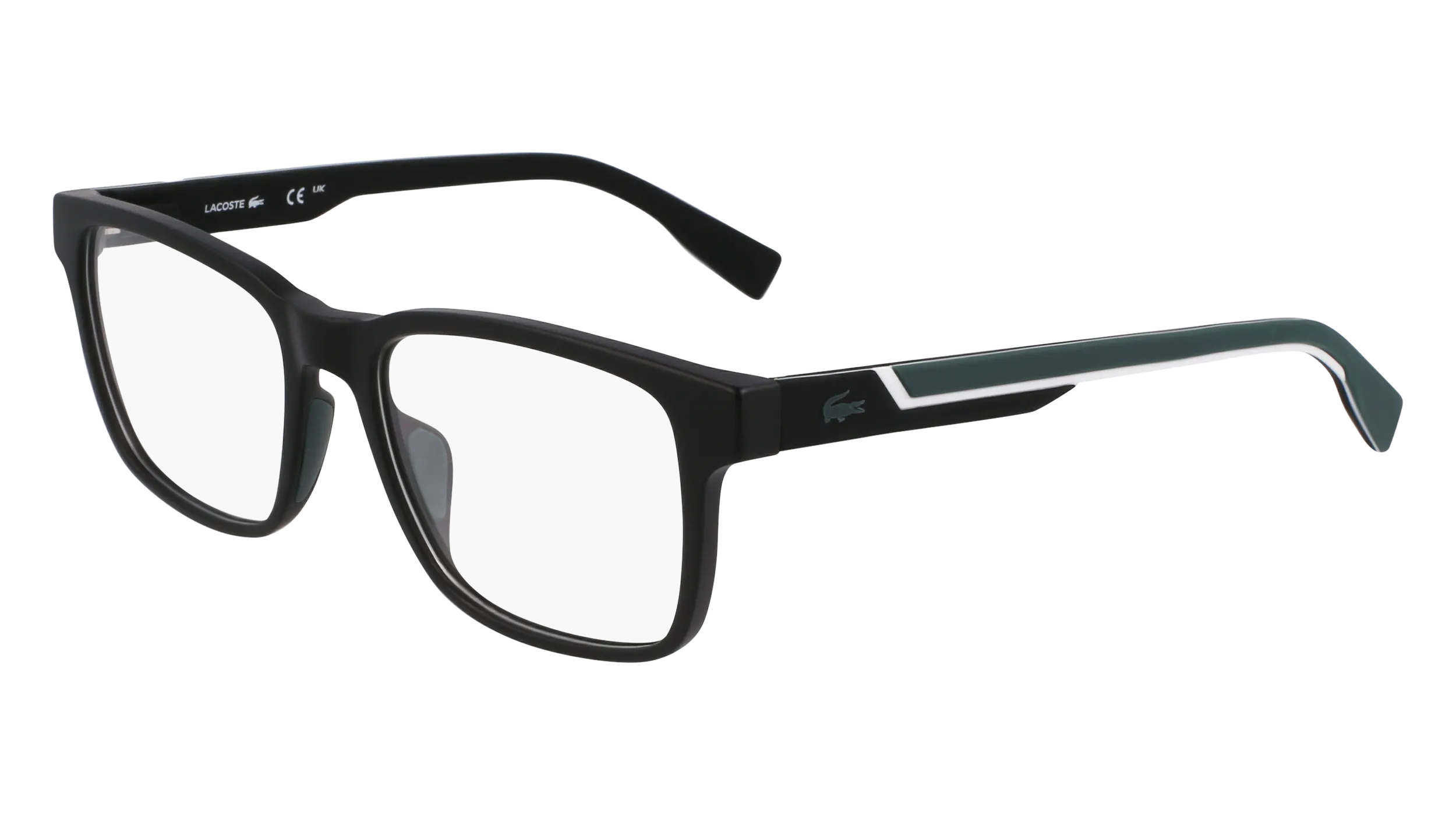 Lacoste L2965 002 Montature da vista Bio-iniettato Nero Squadrata Normale - immagine 1