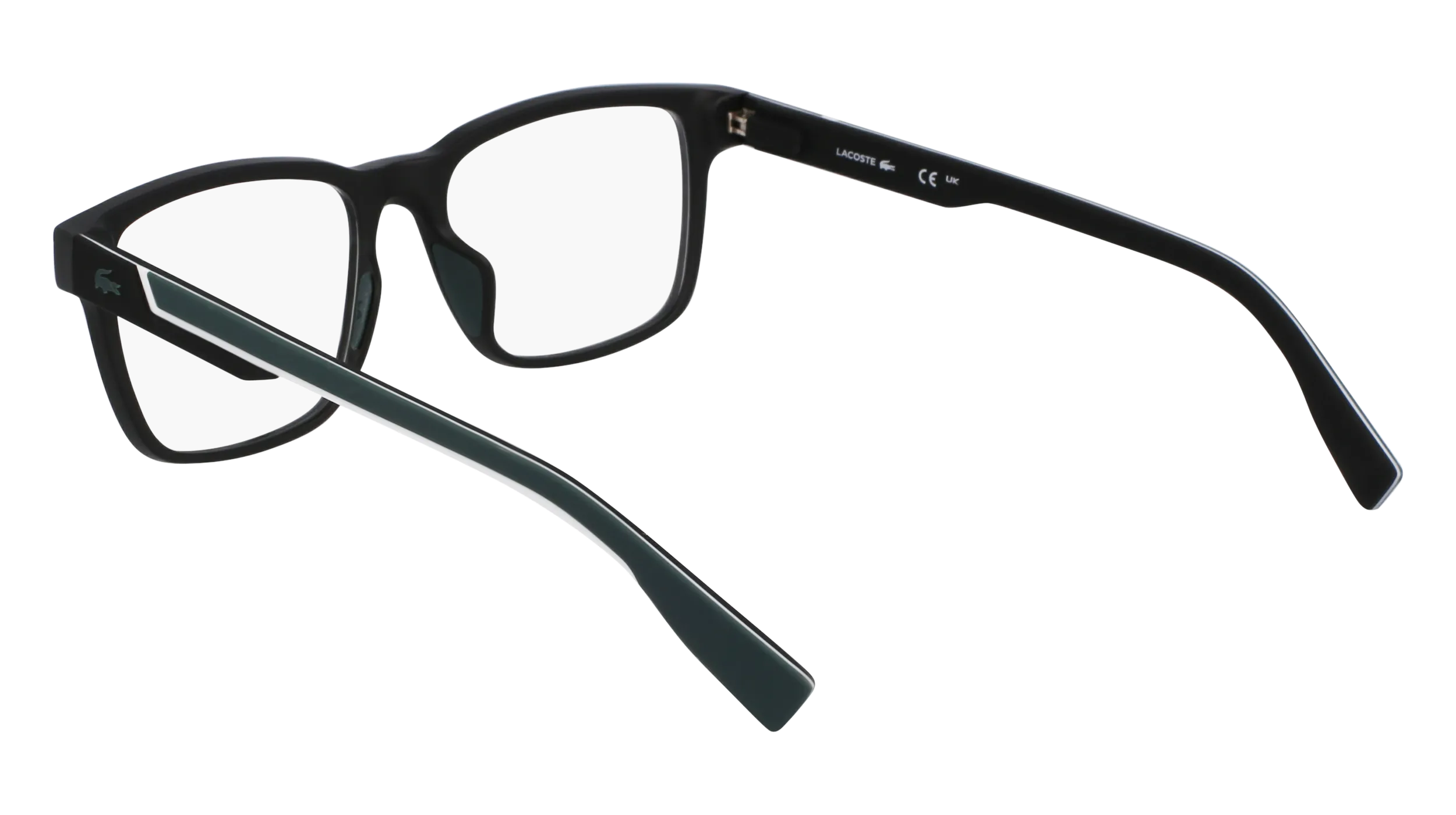 Lacoste L2965 002 Montature da vista Bio-iniettato Nero Squadrata Normale - immagine 3
