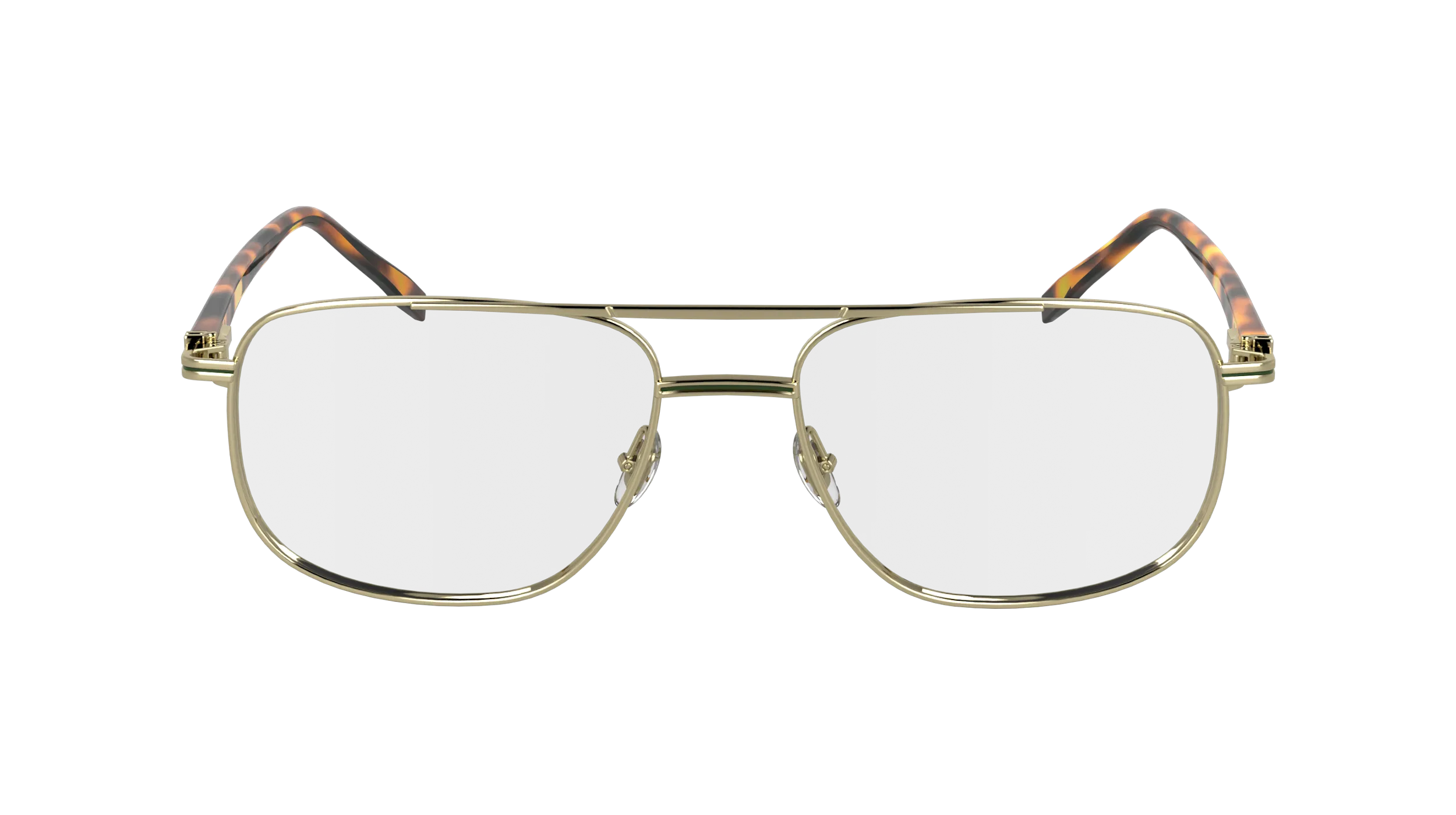 Lacoste L2302 714 Montature da vista Metallo Oro Squadrata Normale - immagine 2