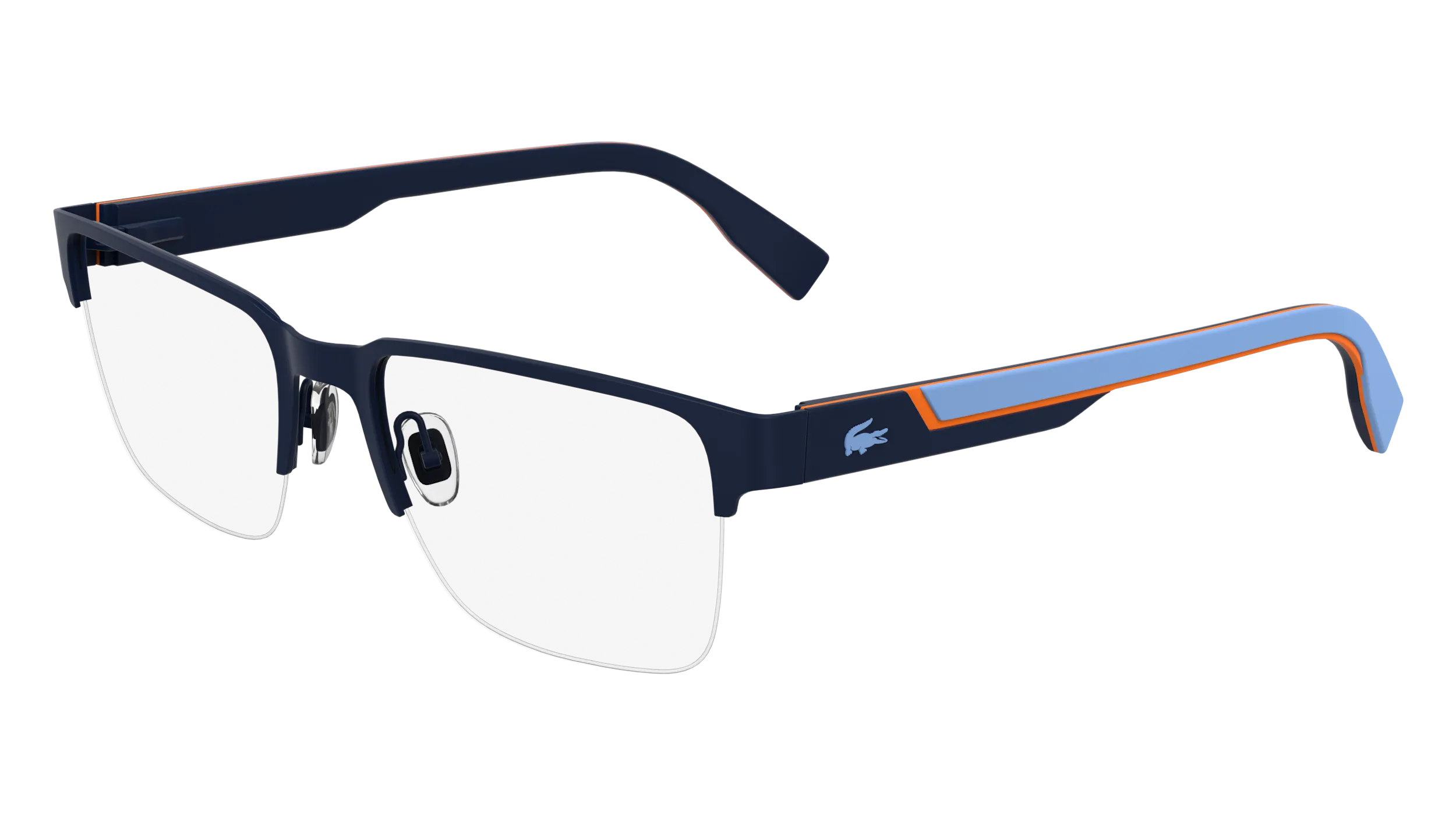 Lacoste L2305 410 Montature da vista Metallo Blu Squadrata Normale - immagine 1