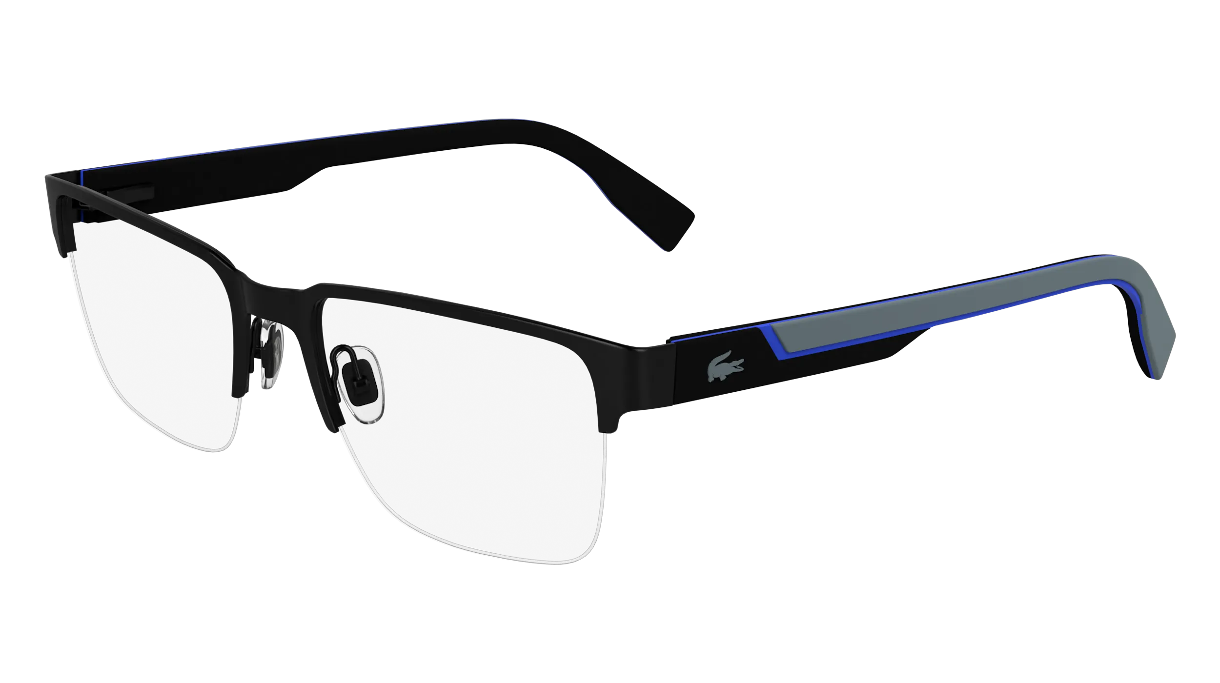 Lacoste L2305 001 Montature da vista Metallo Nero Squadrata Normale - immagine 1