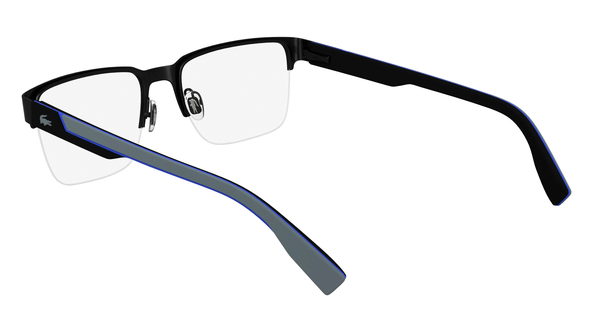 Lacoste L2305 001 Montature da vista Metallo Nero Squadrata Normale - immagine 3