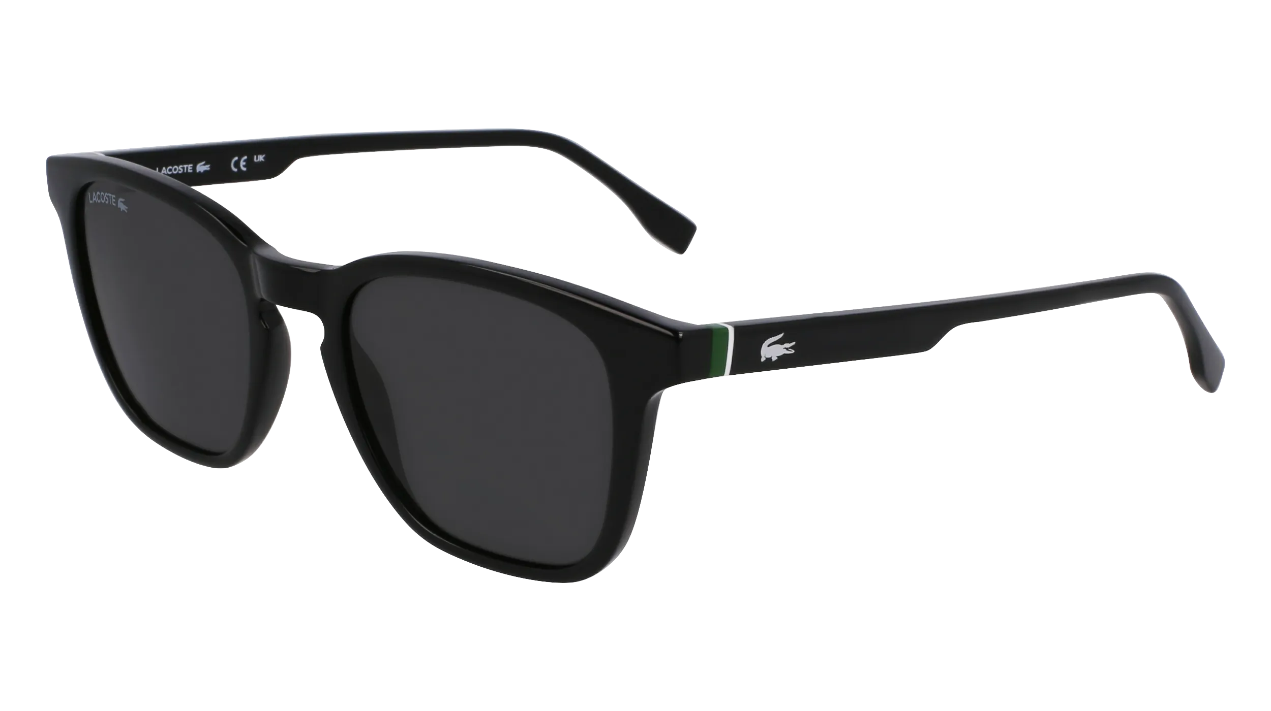 Lacoste L6040S 001 Occhiali da sole Bio-iniettato Nero Squadrata Normale - immagine 1