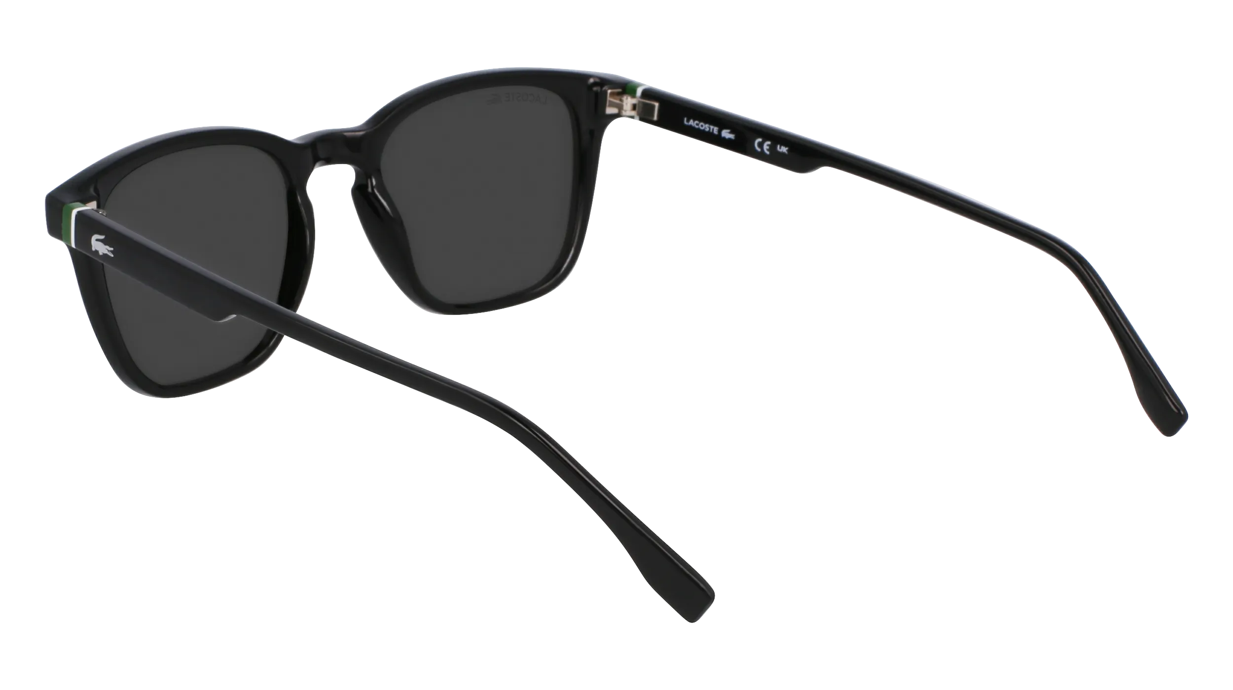 Lacoste L6040S 001 Occhiali da sole Bio-iniettato Nero Squadrata Normale - immagine 3