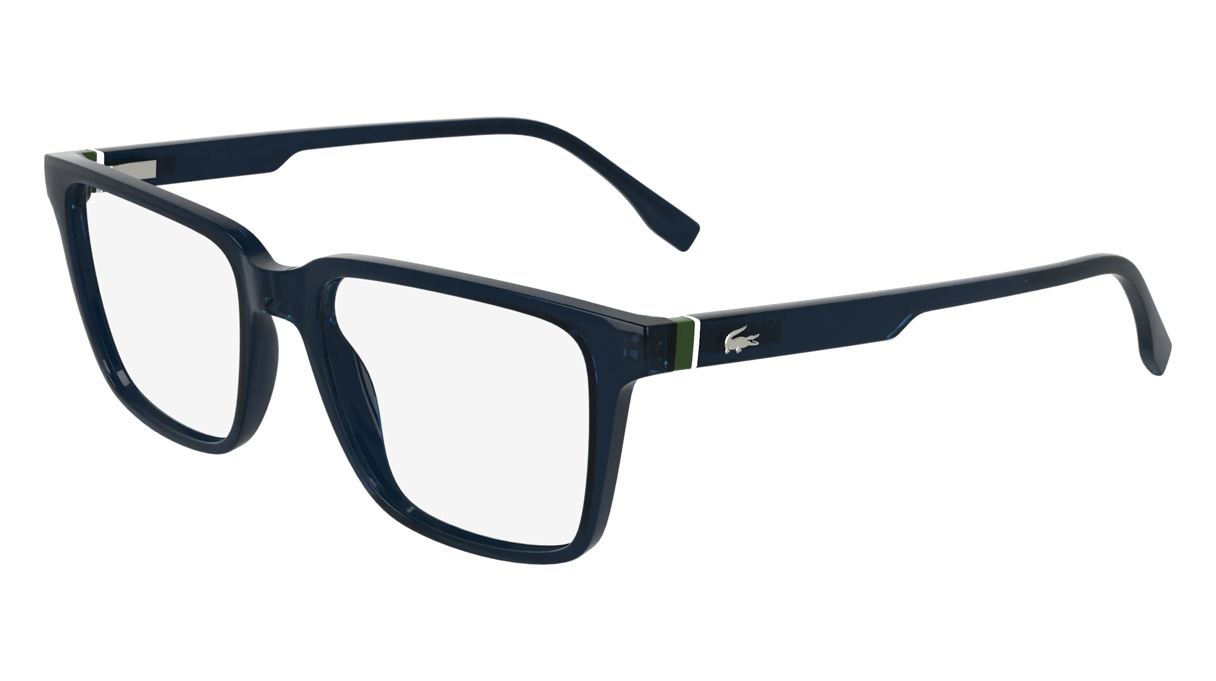 Lacoste L2963 410 Montature da vista Bio-iniettato Blu Squadrata Normale - immagine 1