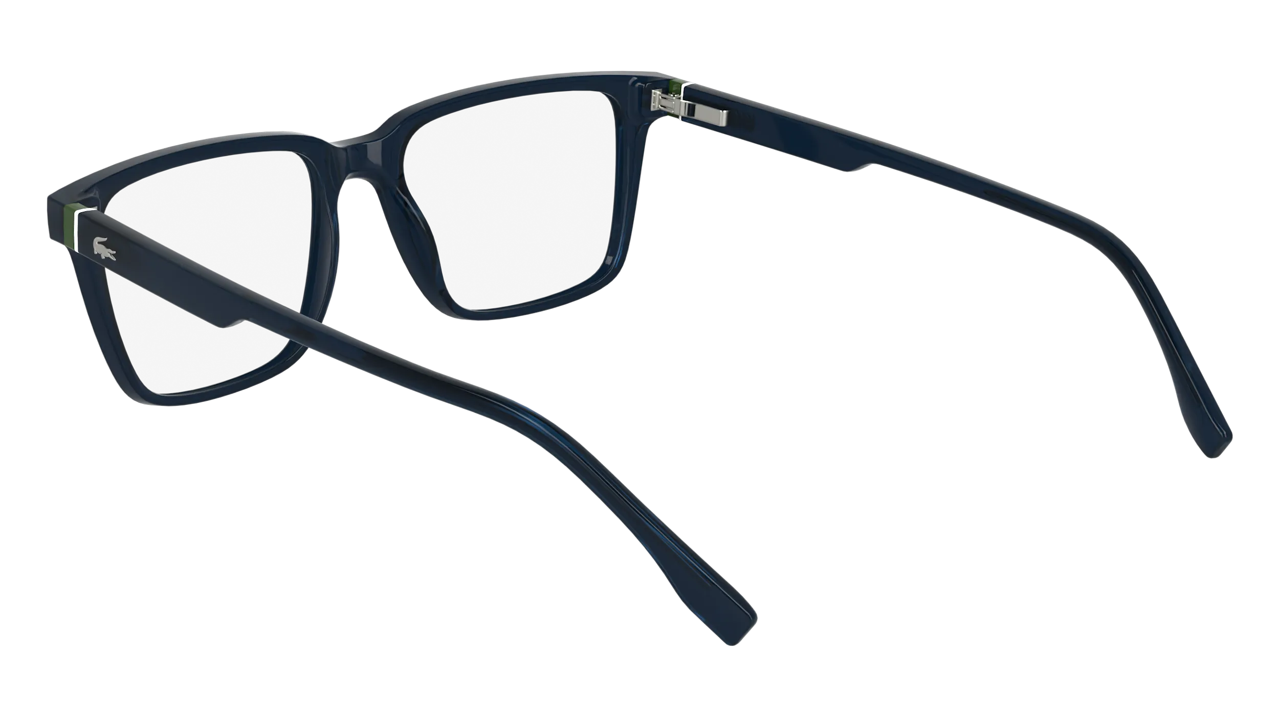 Lacoste L2963 410 Montature da vista Bio-iniettato Blu Squadrata Normale - immagine 3