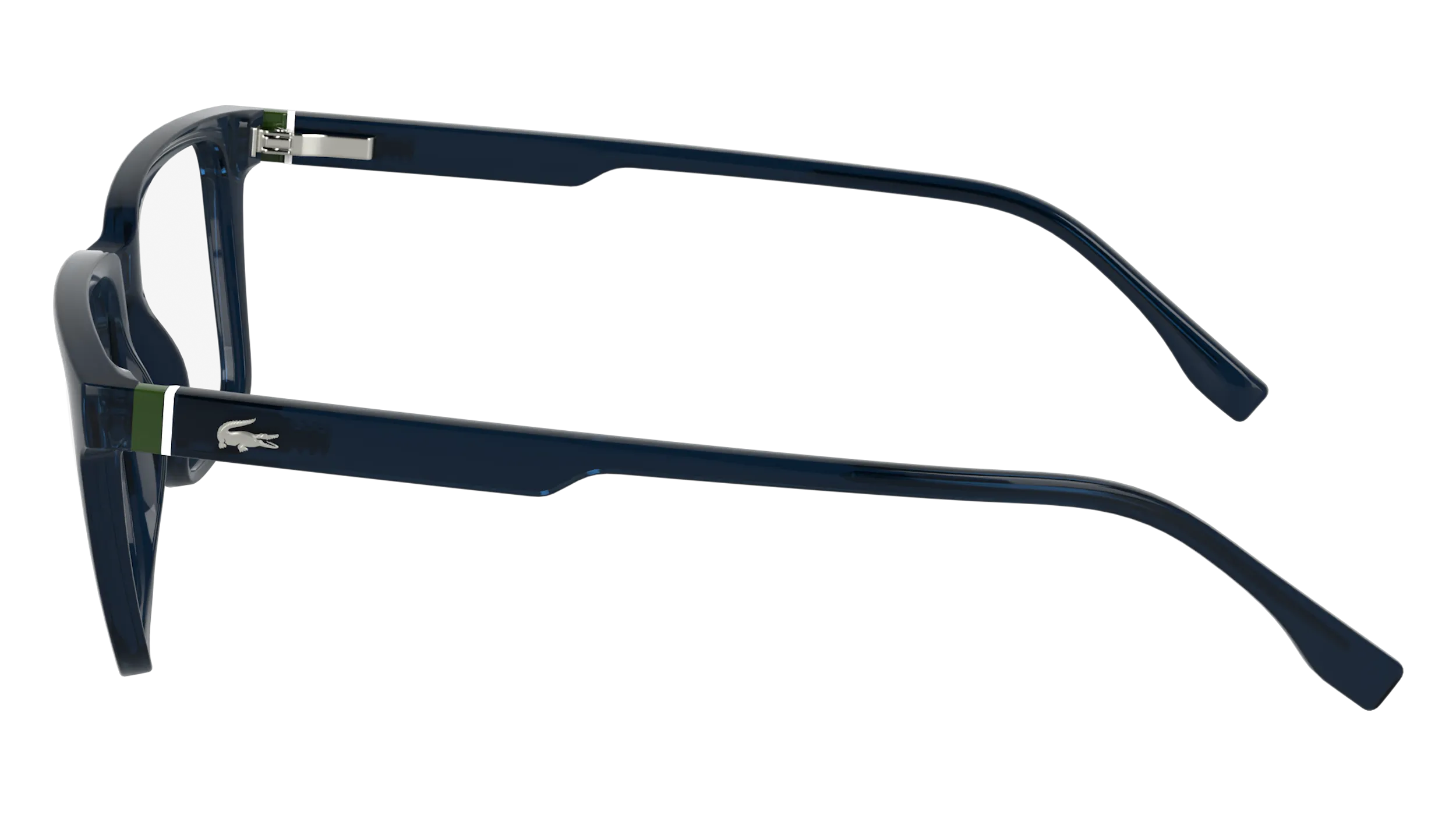 Lacoste L2963 410 Montature da vista Bio-iniettato Blu Squadrata Normale - immagine 4