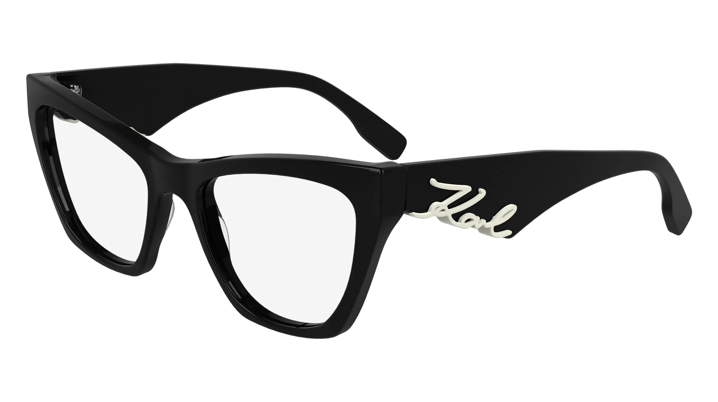 Karl Lagerfeld KL6171 001 Montature da vista Acetato Nero Cat Eye Normale - immagine 1