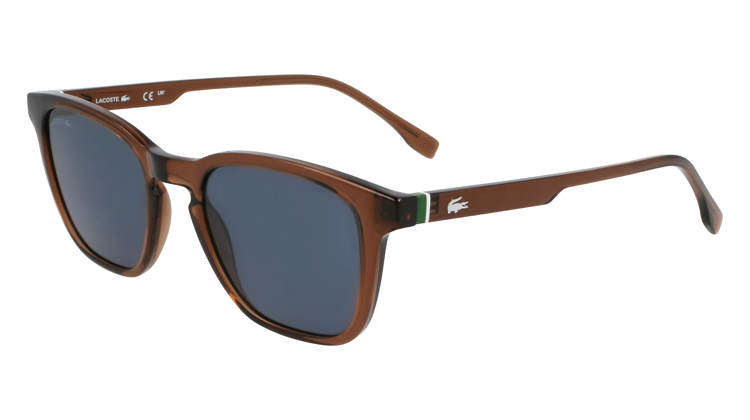 Lacoste L6040S 210 Occhiali da sole Bio-iniettato Marrone Squadrata Normale - immagine 1