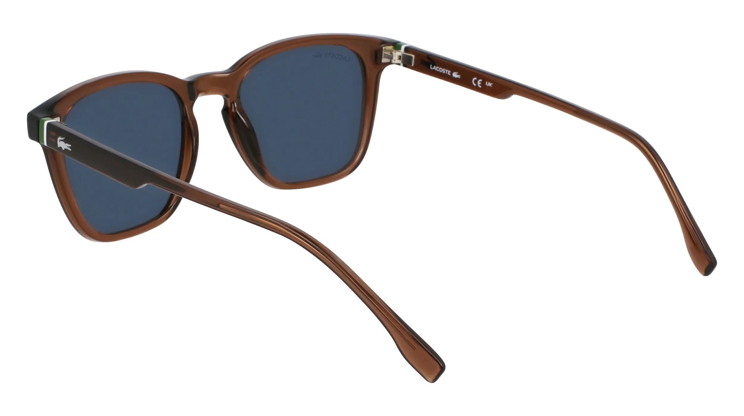 Lacoste L6040S 210 Occhiali da sole Bio-iniettato Marrone Squadrata Normale - immagine 3