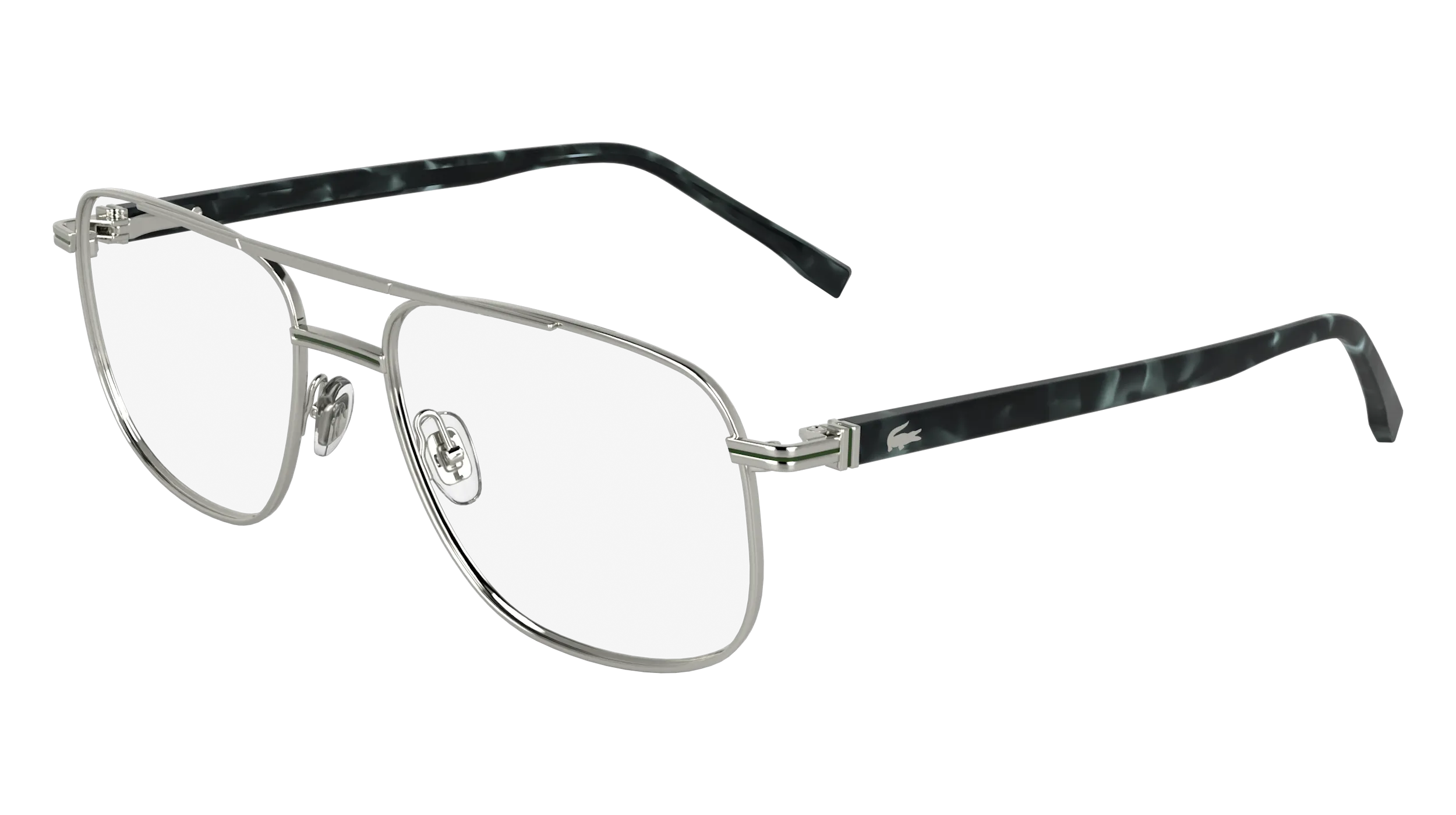 Lacoste L2302 045 Montature da vista Metallo Argento Squadrata Normale - immagine 1