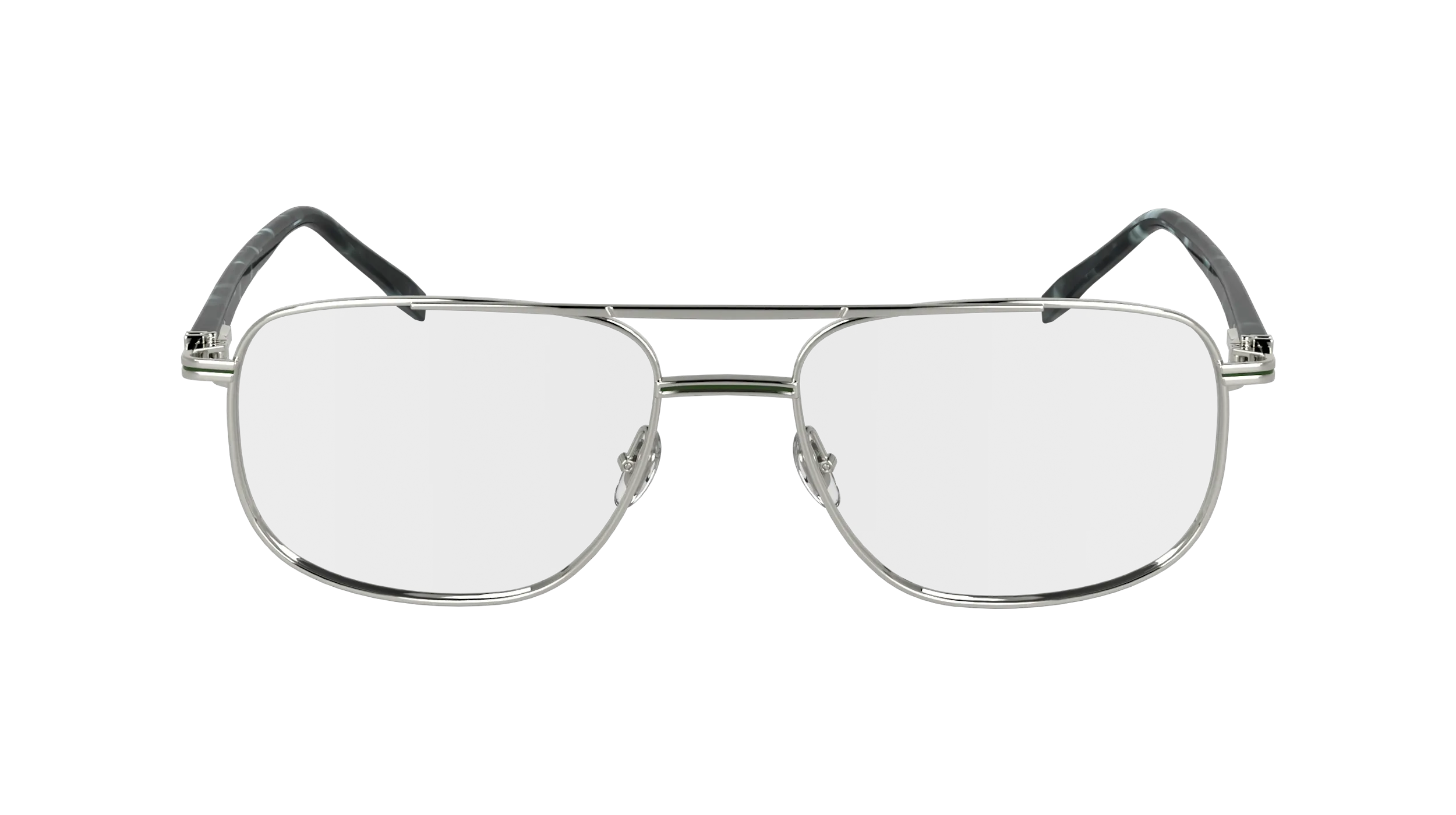 Lacoste L2302 045 Montature da vista Metallo Argento Squadrata Normale - immagine 2