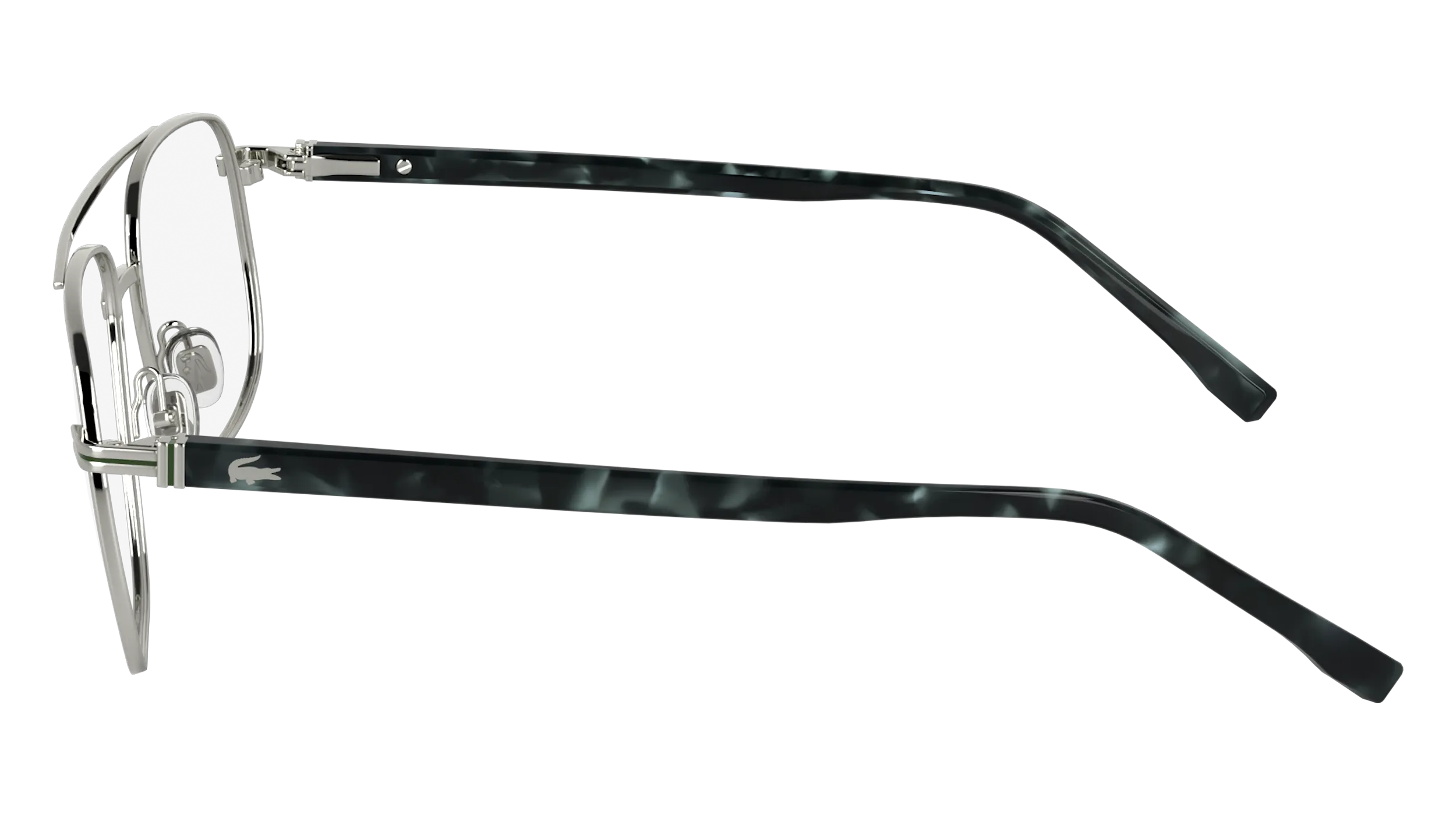 Lacoste L2302 045 Montature da vista Metallo Argento Squadrata Normale - immagine 4