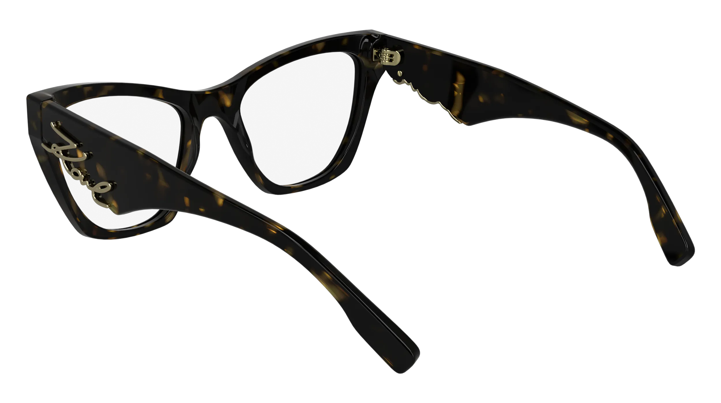 Karl Lagerfeld KL6171 242 Montature da vista Acetato Havana Cat Eye Normale - immagine 3