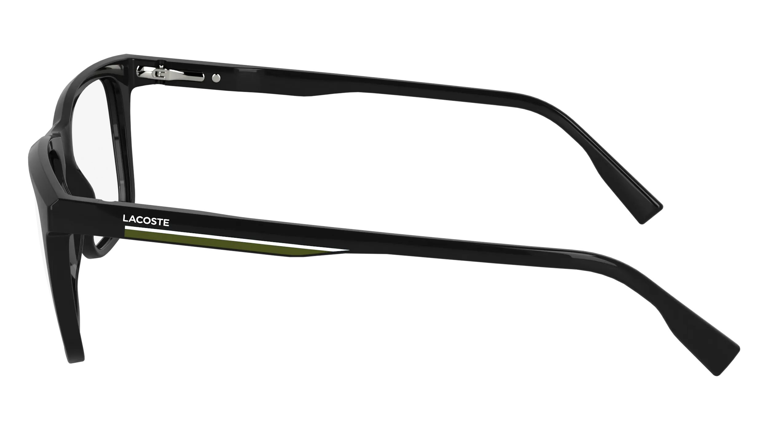 Lacoste L2960 001 Montature da vista Bio-iniettato Nero Squadrata Normale - immagine 4