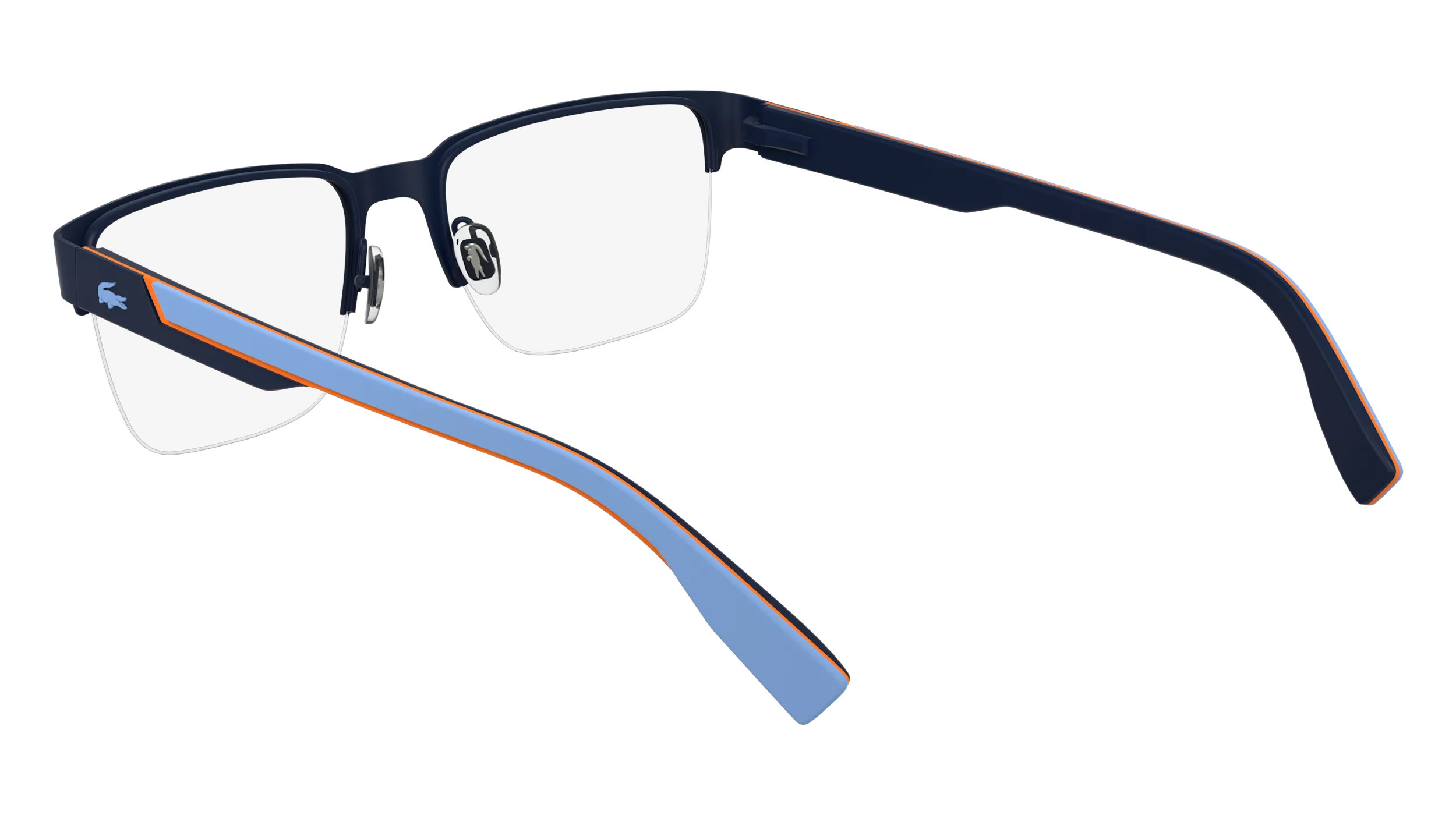 Lacoste L2305 410 Montature da vista Metallo Blu Squadrata Normale - immagine 3