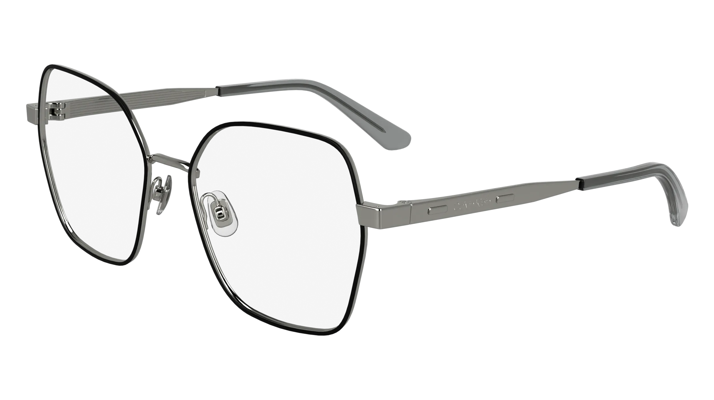 Calvin Klein CK24112 041 Montature da vista Metallo Argento Squadrata Normale - immagine 1