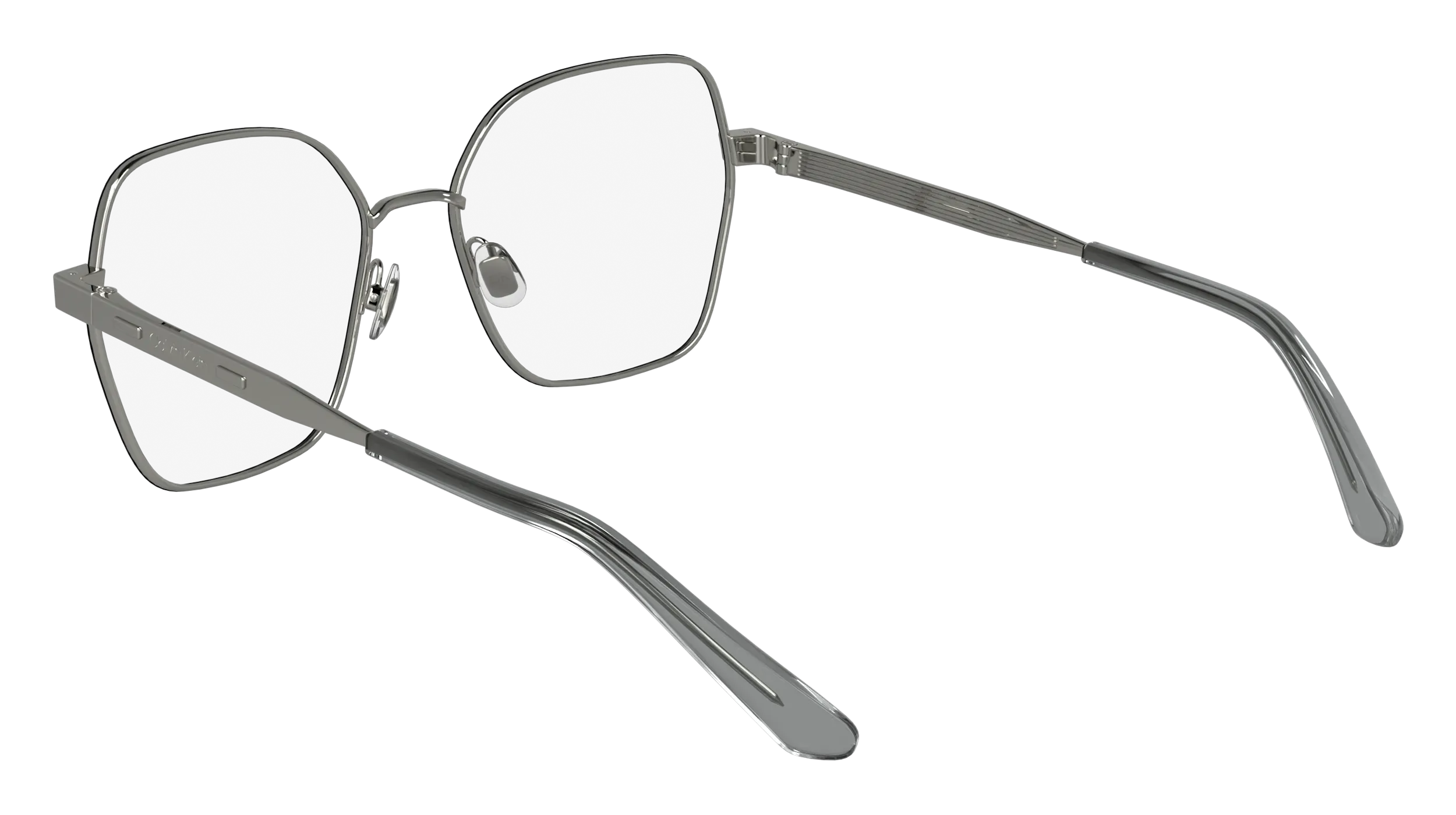 Calvin Klein CK24112 041 Montature da vista Metallo Argento Squadrata Normale - immagine 3