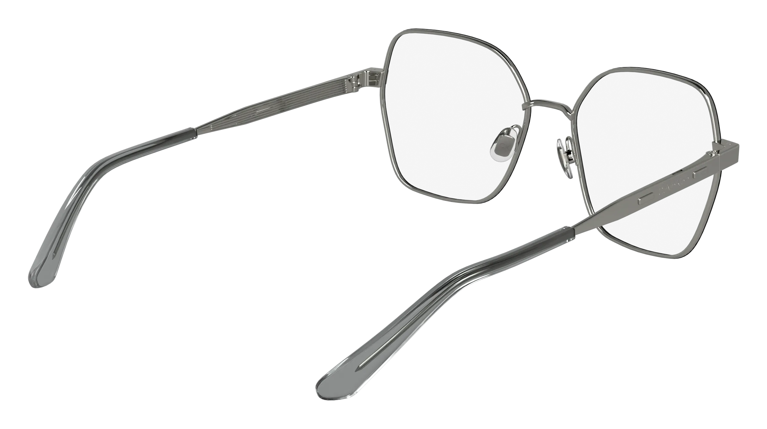 Calvin Klein CK24112 041 Montature da vista Metallo Argento Squadrata Normale - immagine 4