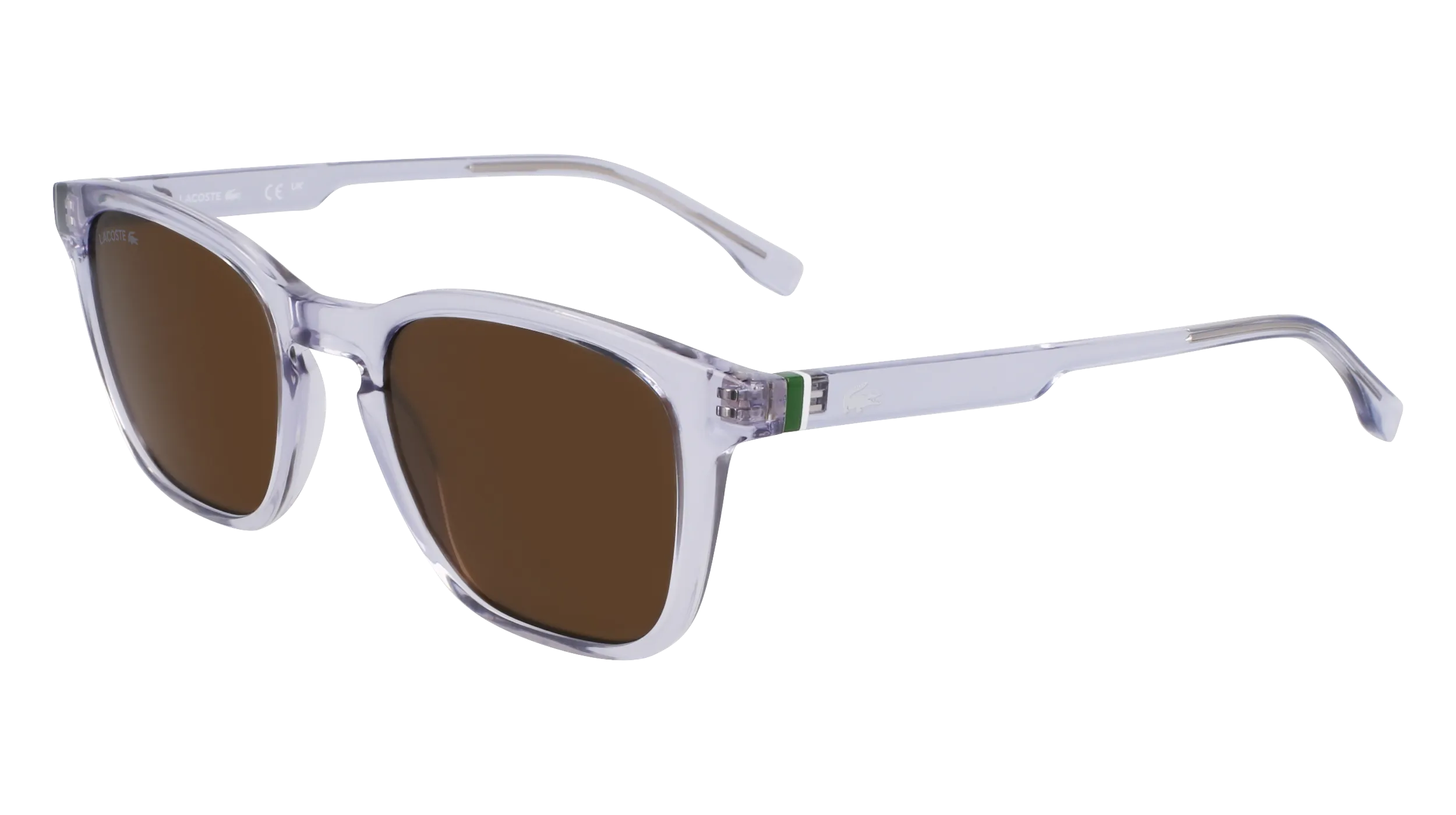Lacoste L6040S 035 Occhiali da sole Bio-iniettato Grigio Squadrata Normale - immagine 1