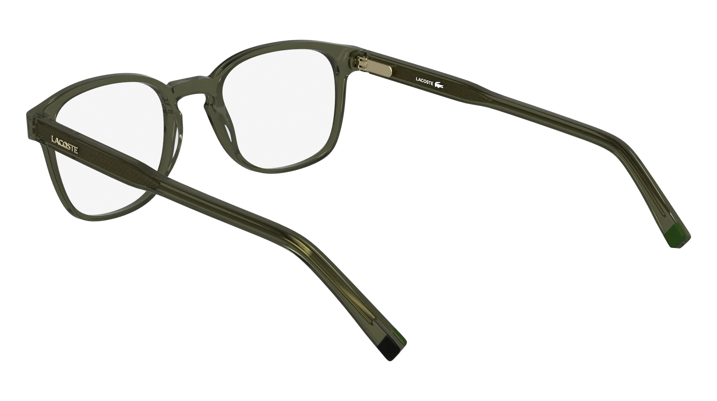 Lacoste L2964 275 Montature da vista Bio-iniettato Verde Squadrata Normale - immagine 3