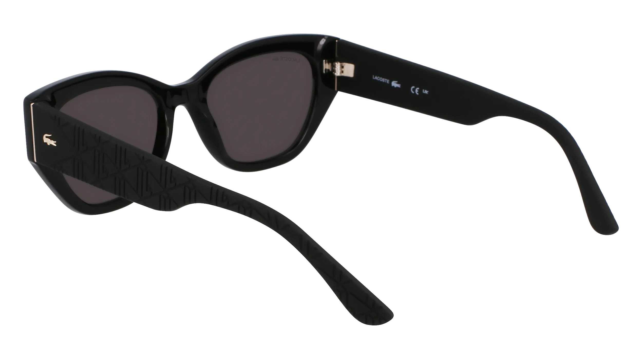 Lacoste L6047S 001 Occhiali da sole Acetato Nero Squadrata Normale - immagine 3