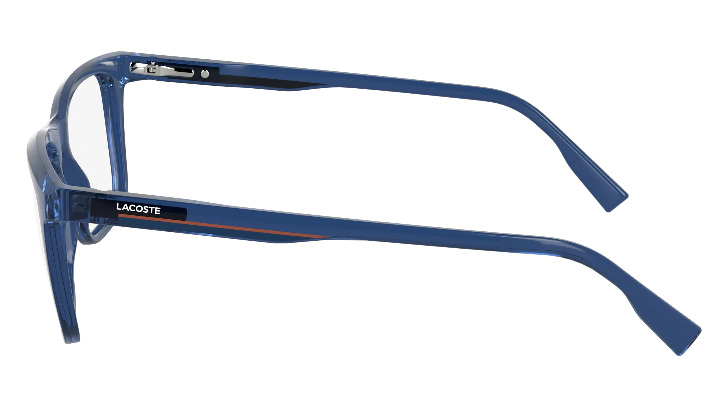 Lacoste L2960 410 Montature da vista Bio-iniettato Blu Squadrata Normale - immagine 4