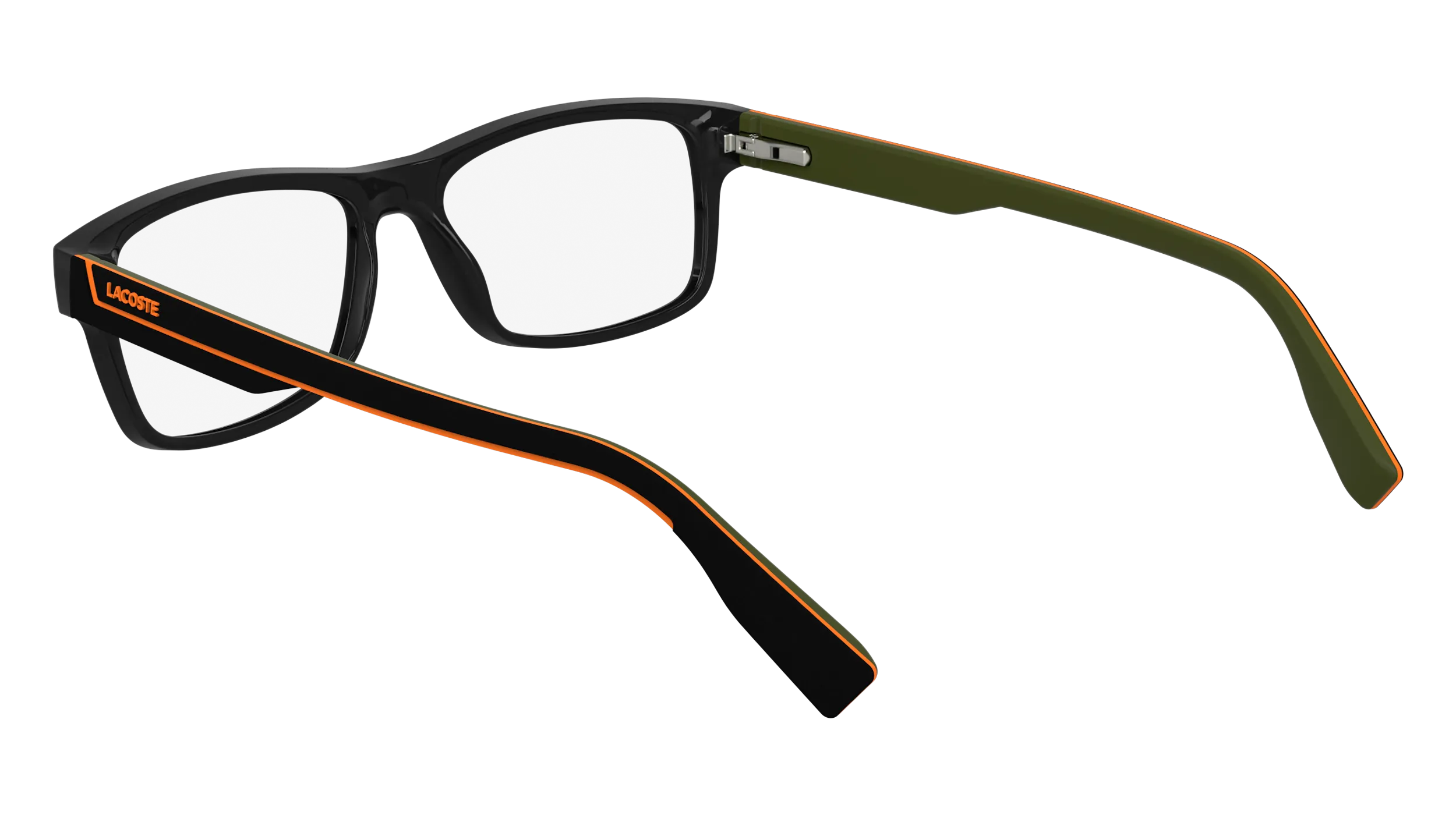 Lacoste L2707N 001 Montature da vista Bio-iniettato Nero Squadrata Normale - immagine 3