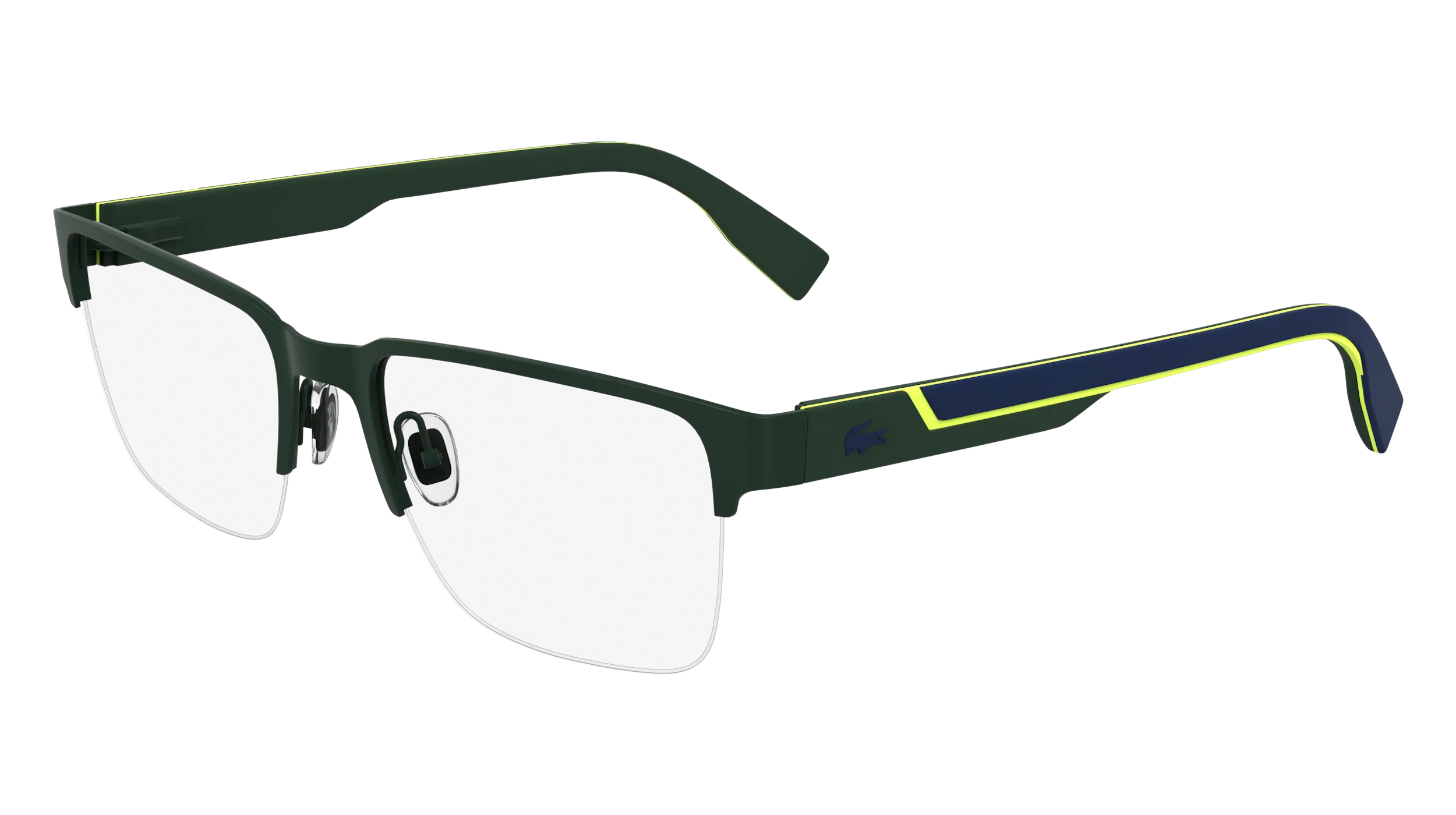 Lacoste L2305 301 Montature da vista Metallo Verde Squadrata Normale - immagine 1