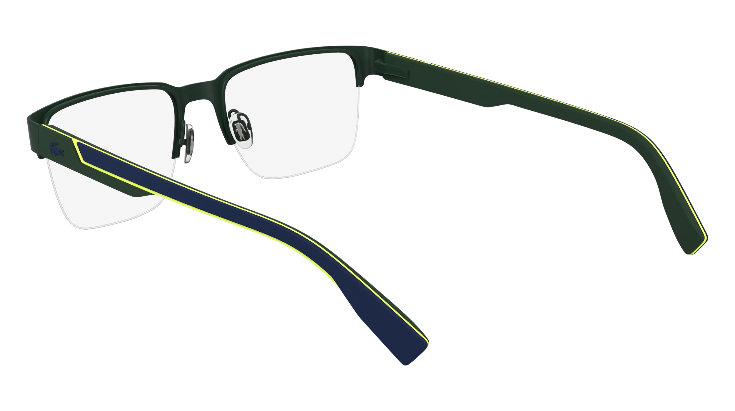 Lacoste L2305 301 Montature da vista Metallo Verde Squadrata Normale - immagine 3