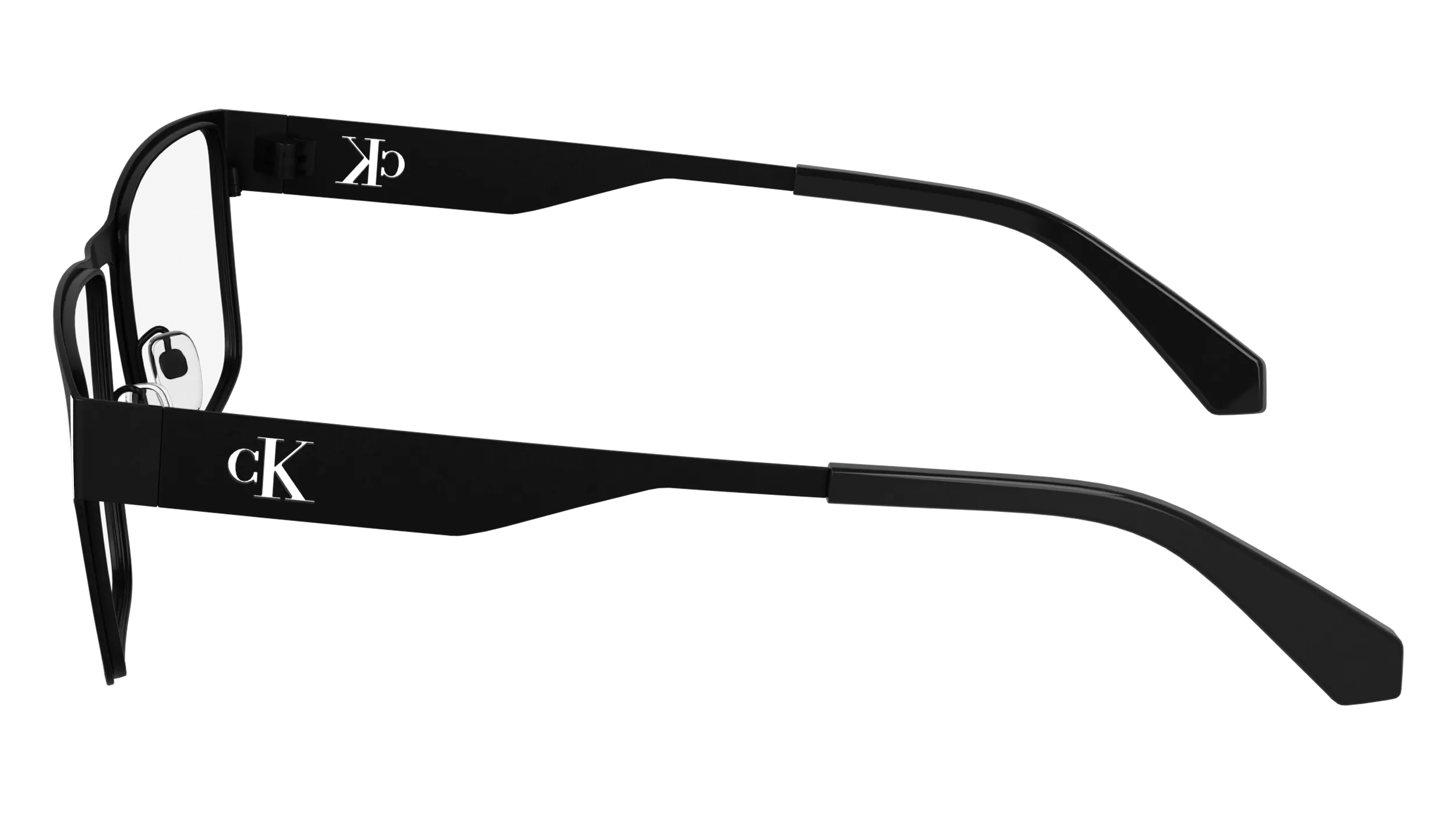 Calvin Klein CKJ24208 001 Montature da vista Metallo Nero Squadrata Normale - immagine 3